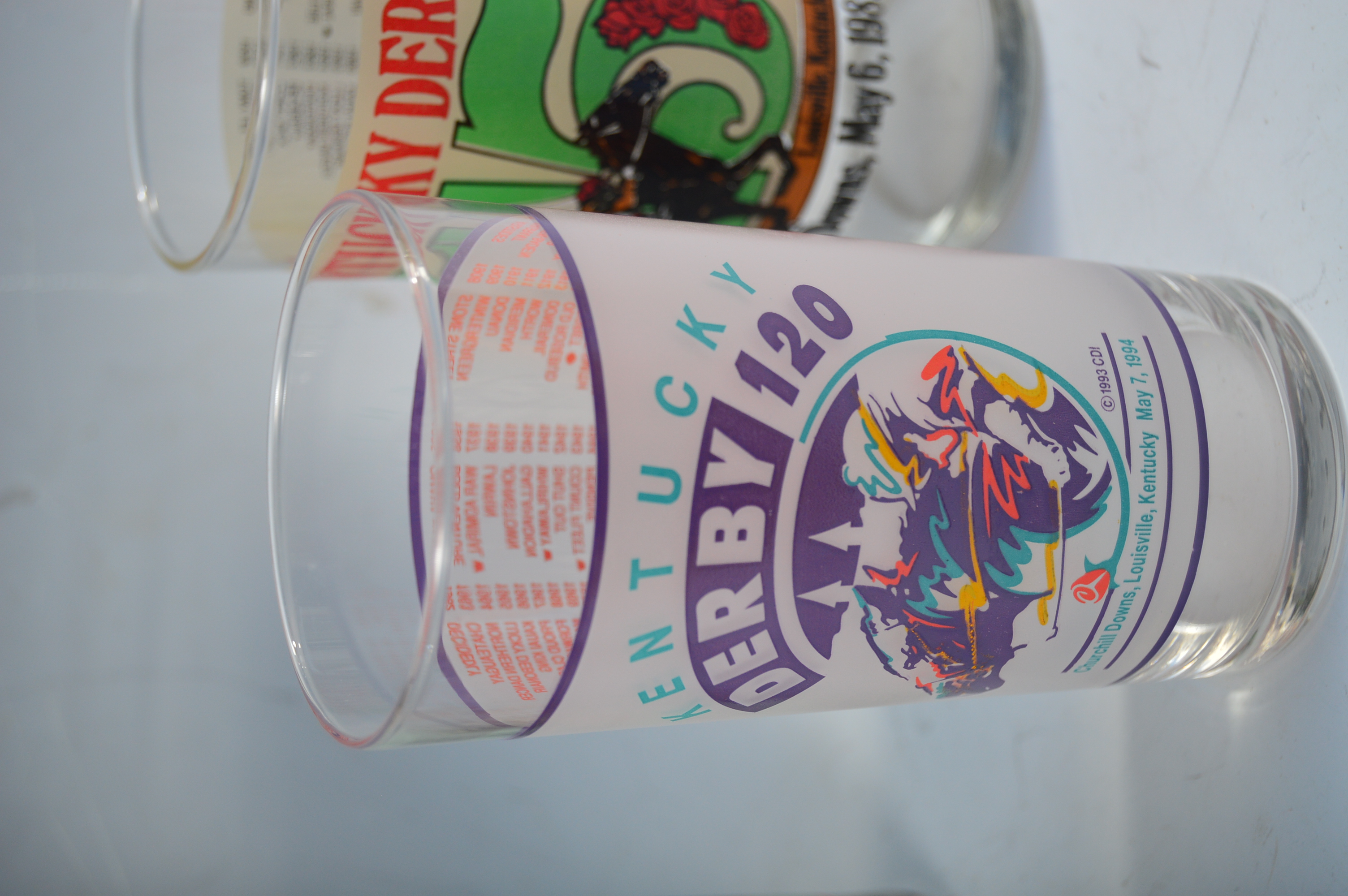 Vintage Kentucky Derby Glasses