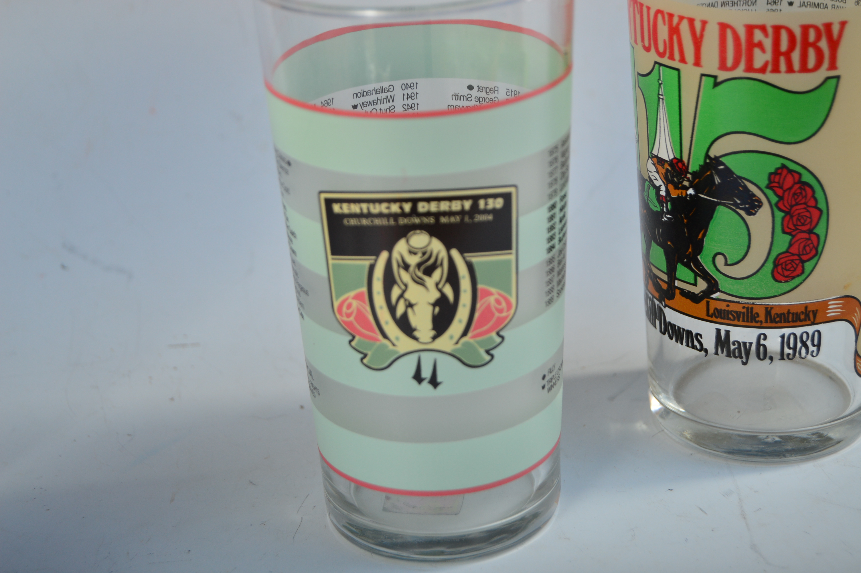 Vintage Kentucky Derby Glasses