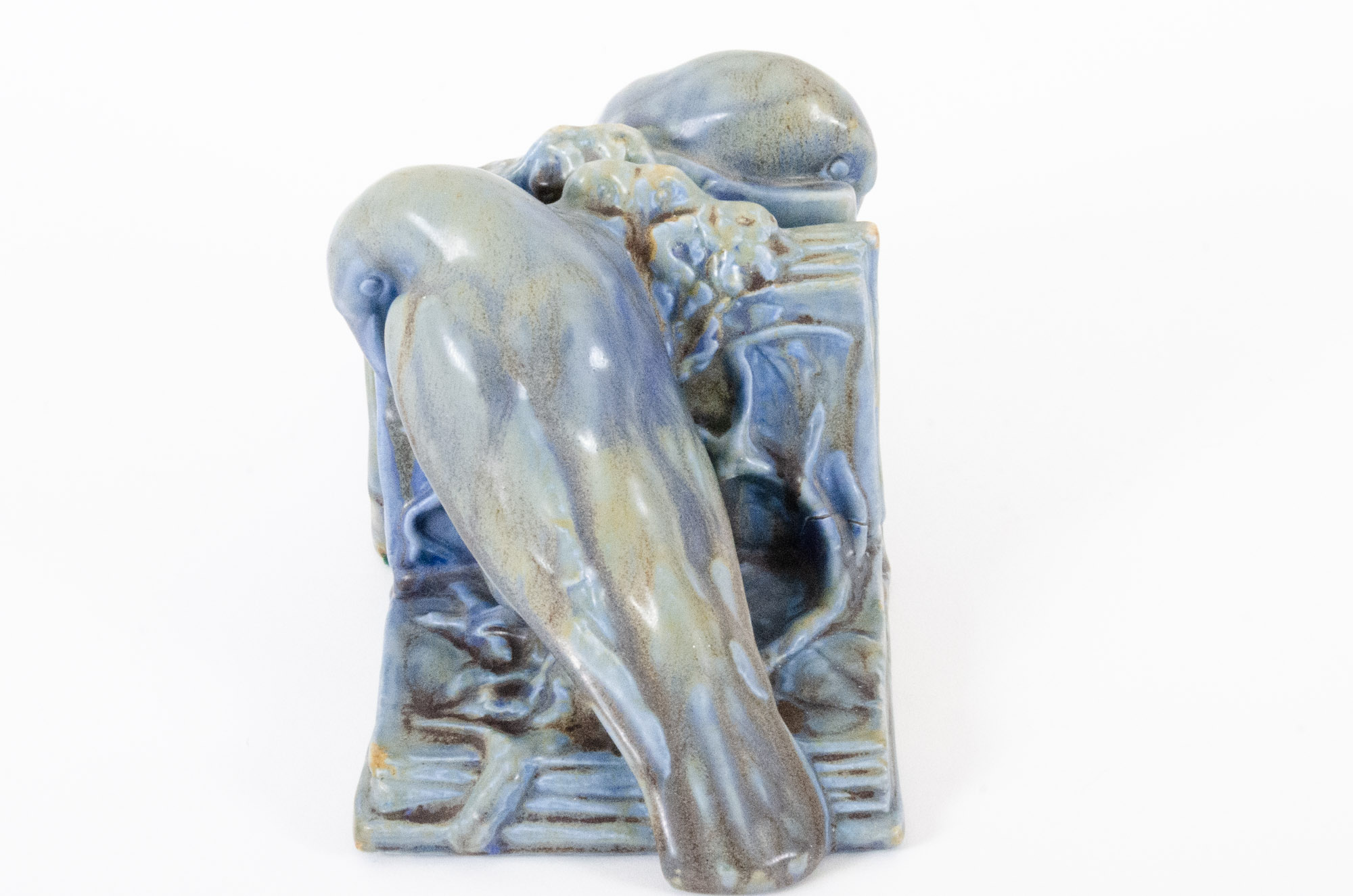 Rookwood Pottery "Rook" Bookends, 1917