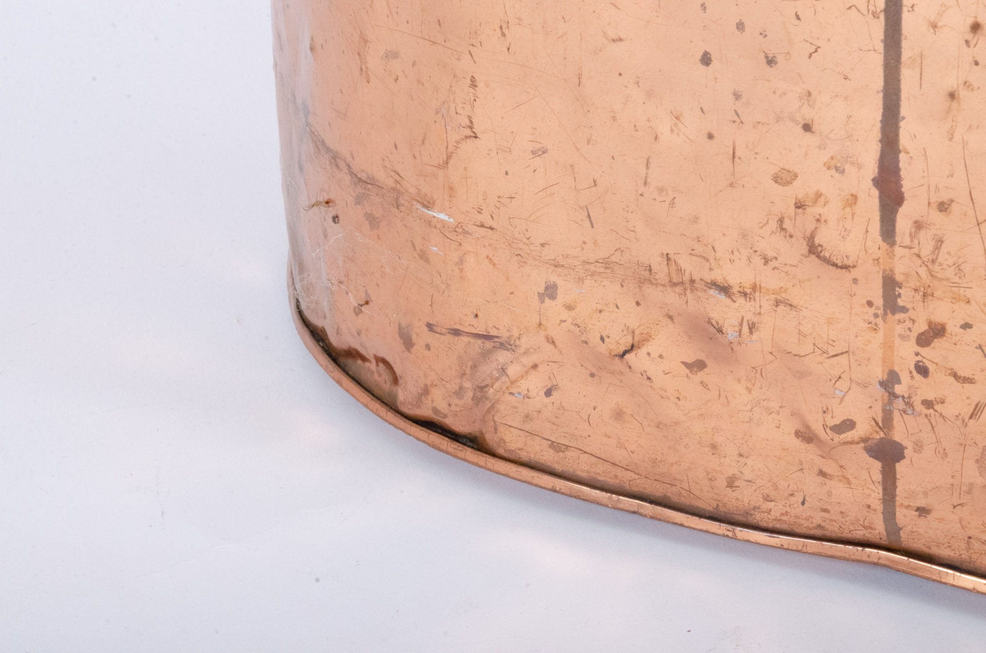 Antique Copper Boilers and Handled Pot