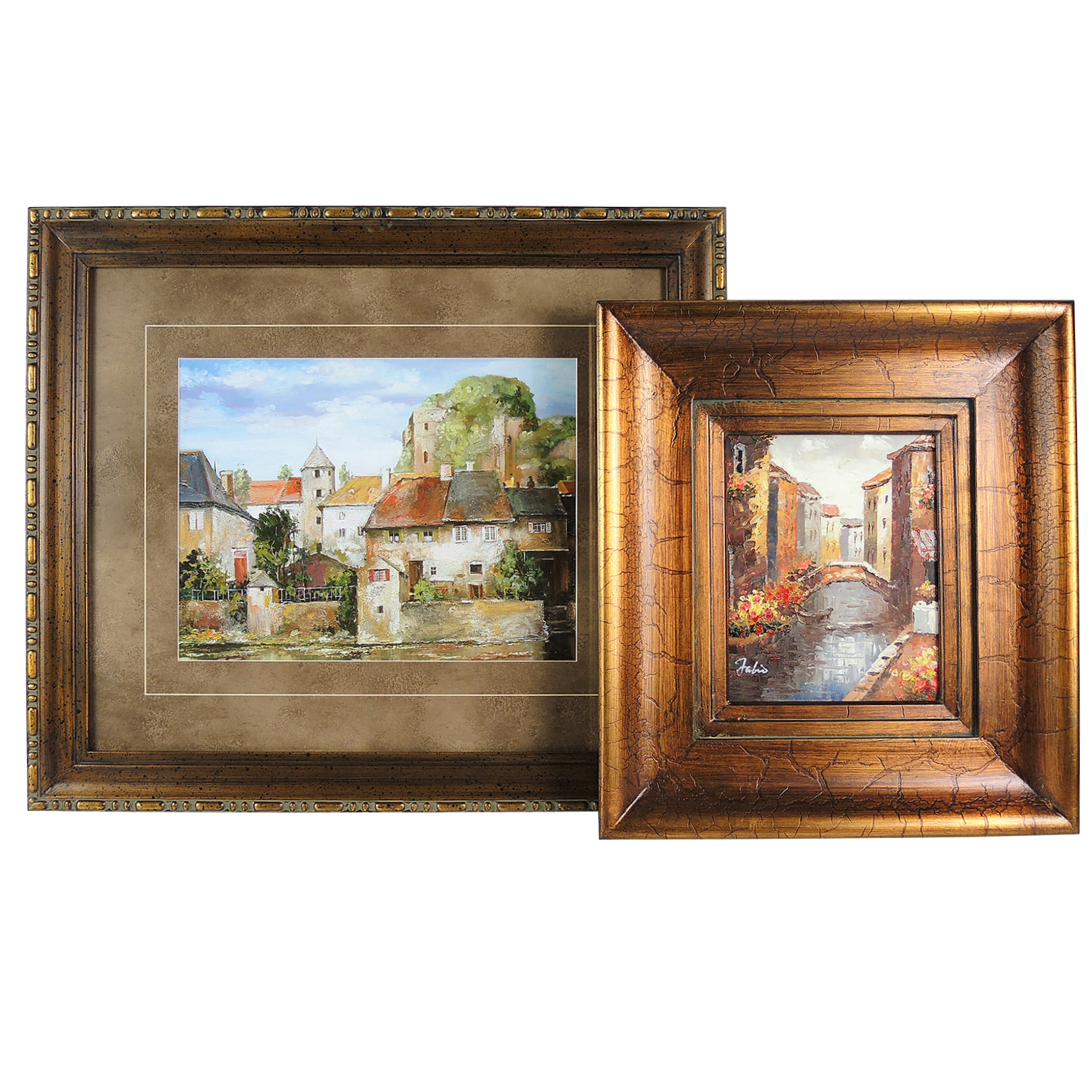 Landscape Oil Painting and Offset Lithograph