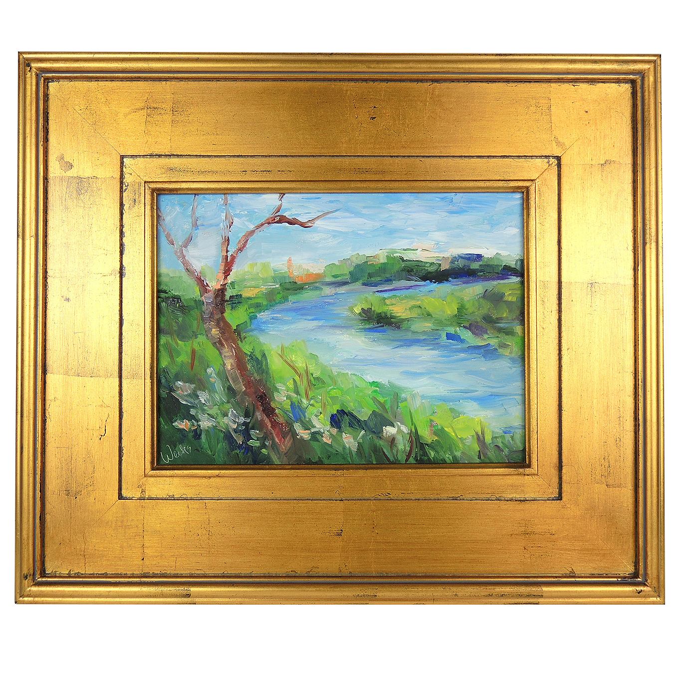 Trish Weeks Oil Painting "Riverview"