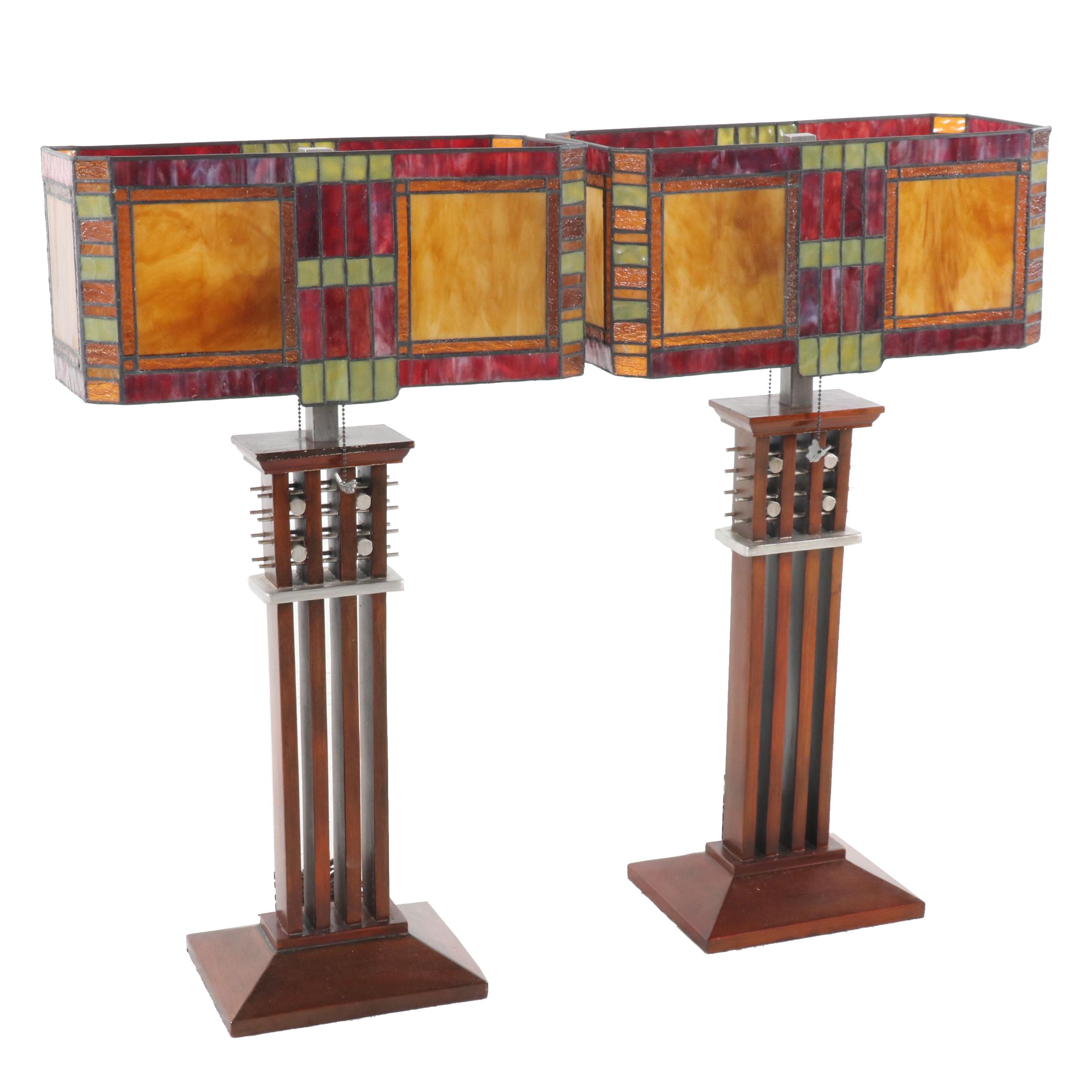 Colour Creations Timeless Serenity by Tania Bricel Tiffany Style Lamps