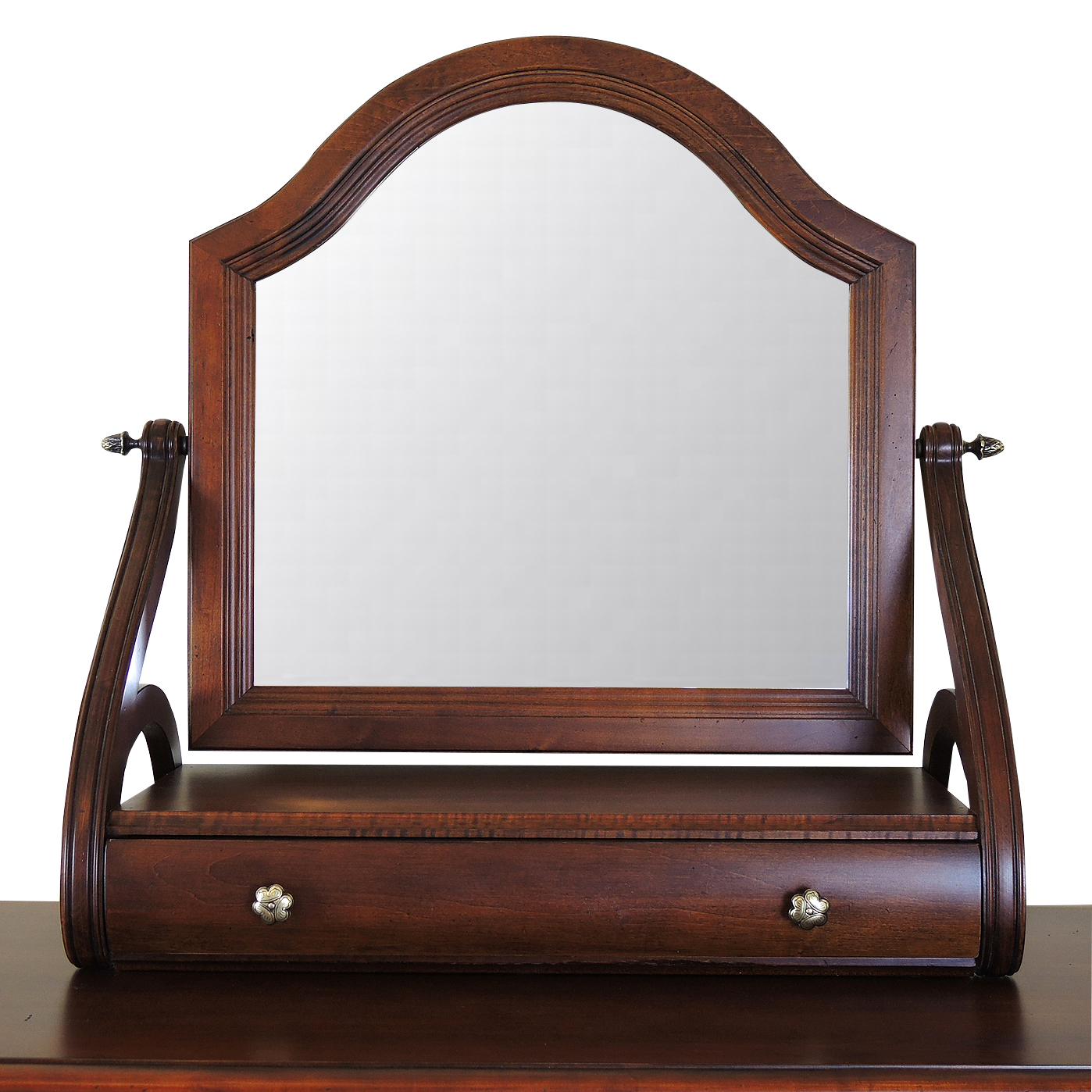 Ethan Allen "Dawson" Tall Dresser and Mirrored Jewelry Chest