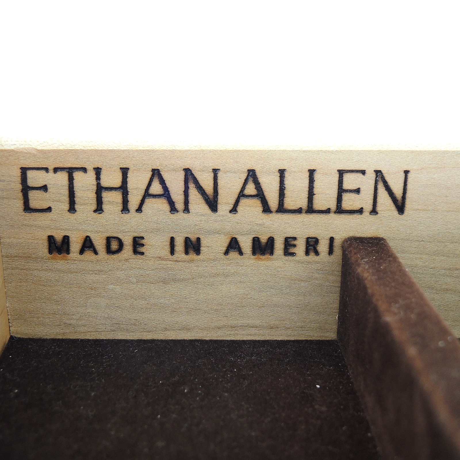 Ethan Allen "Dawson" Tall Dresser and Mirrored Jewelry Chest