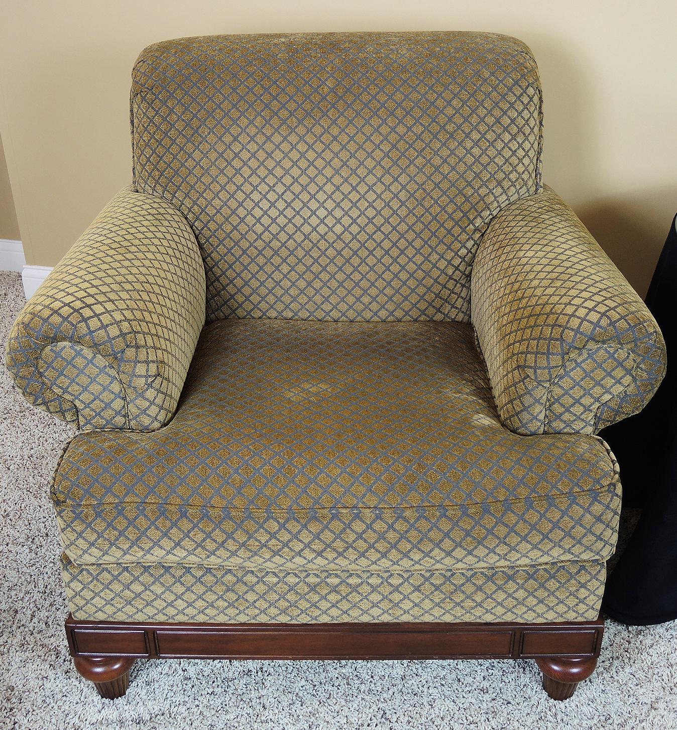 Norwalk Upholstered Armchair and Ottoman