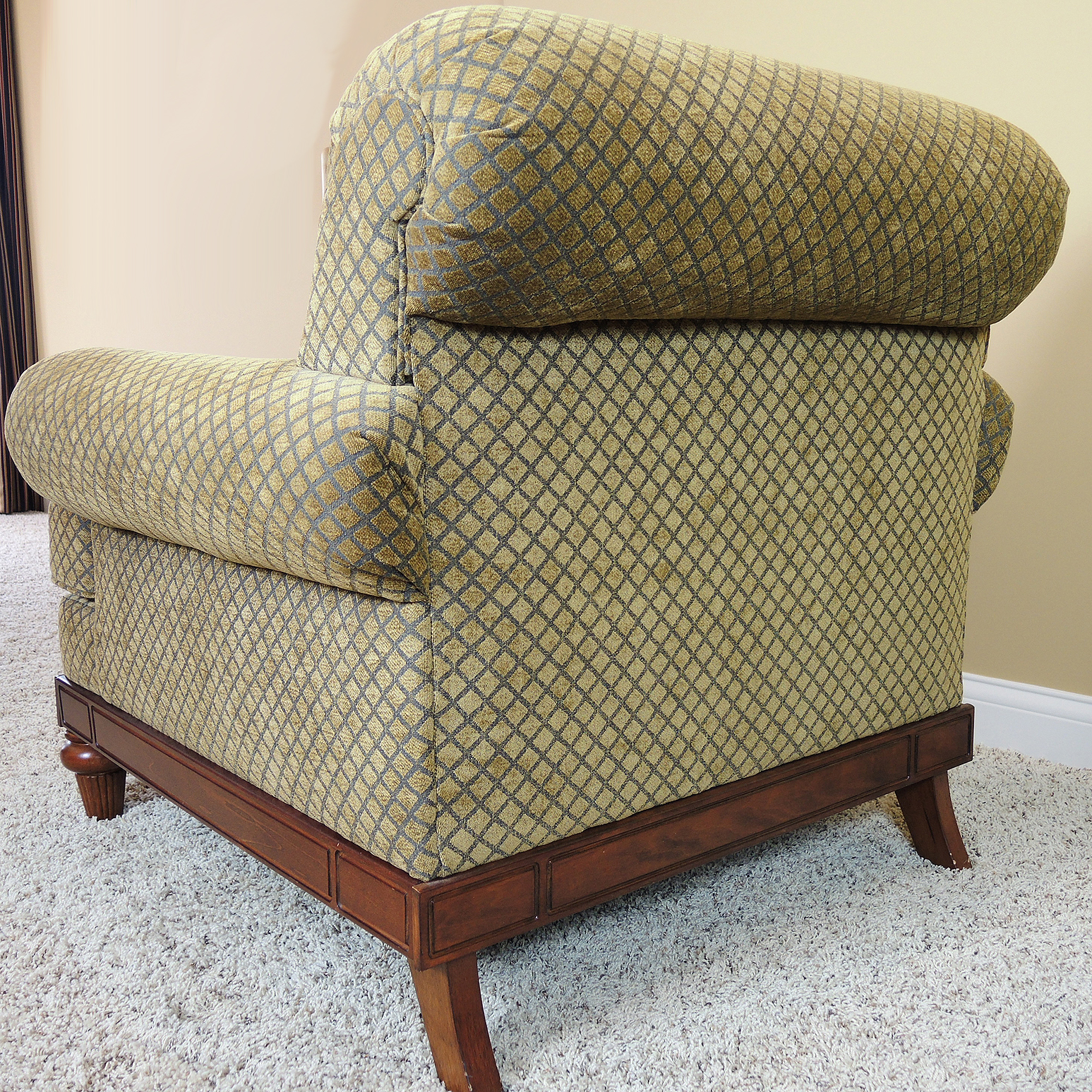 Norwalk Upholstered Armchair and Ottoman