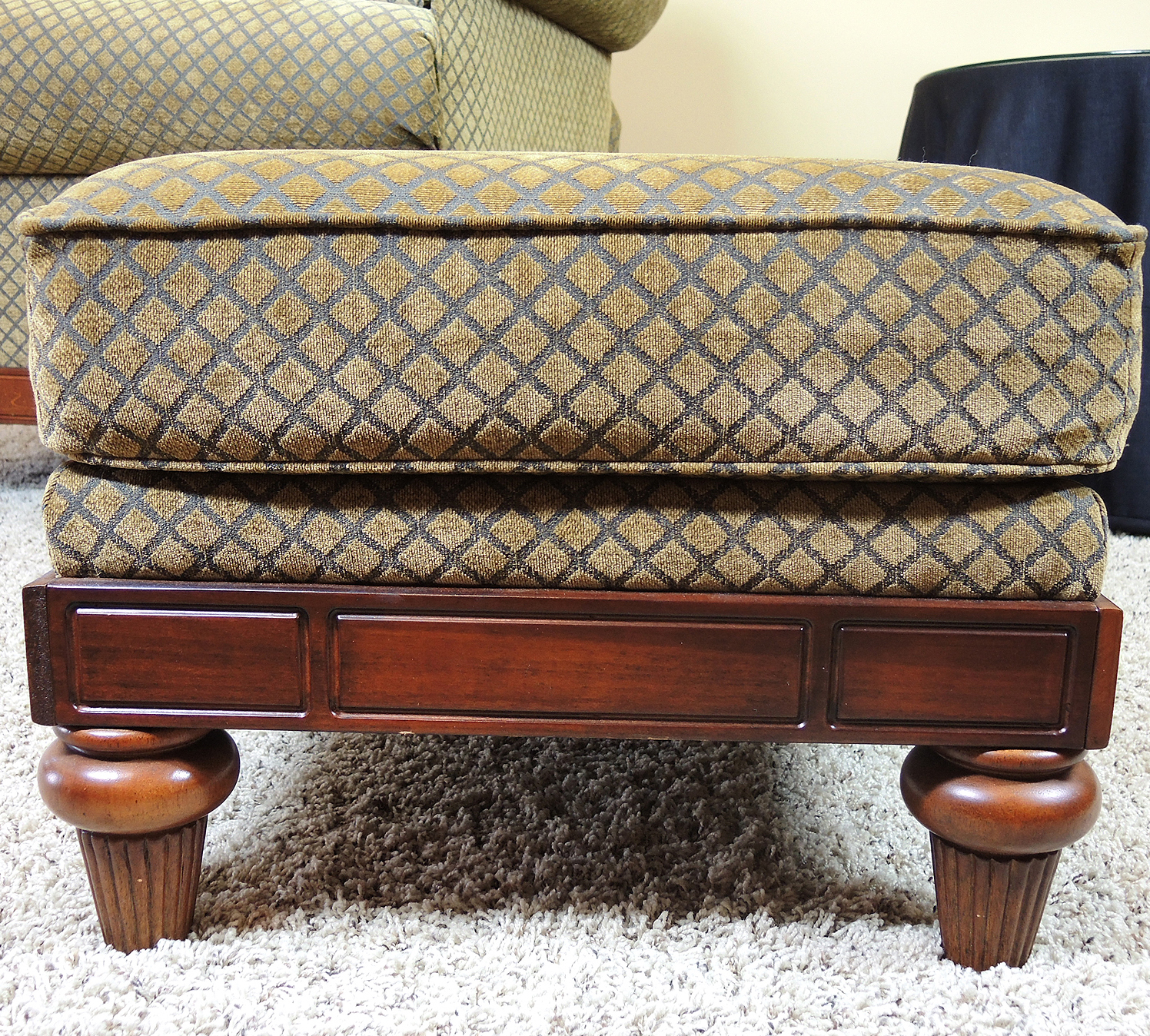 Norwalk Upholstered Armchair and Ottoman