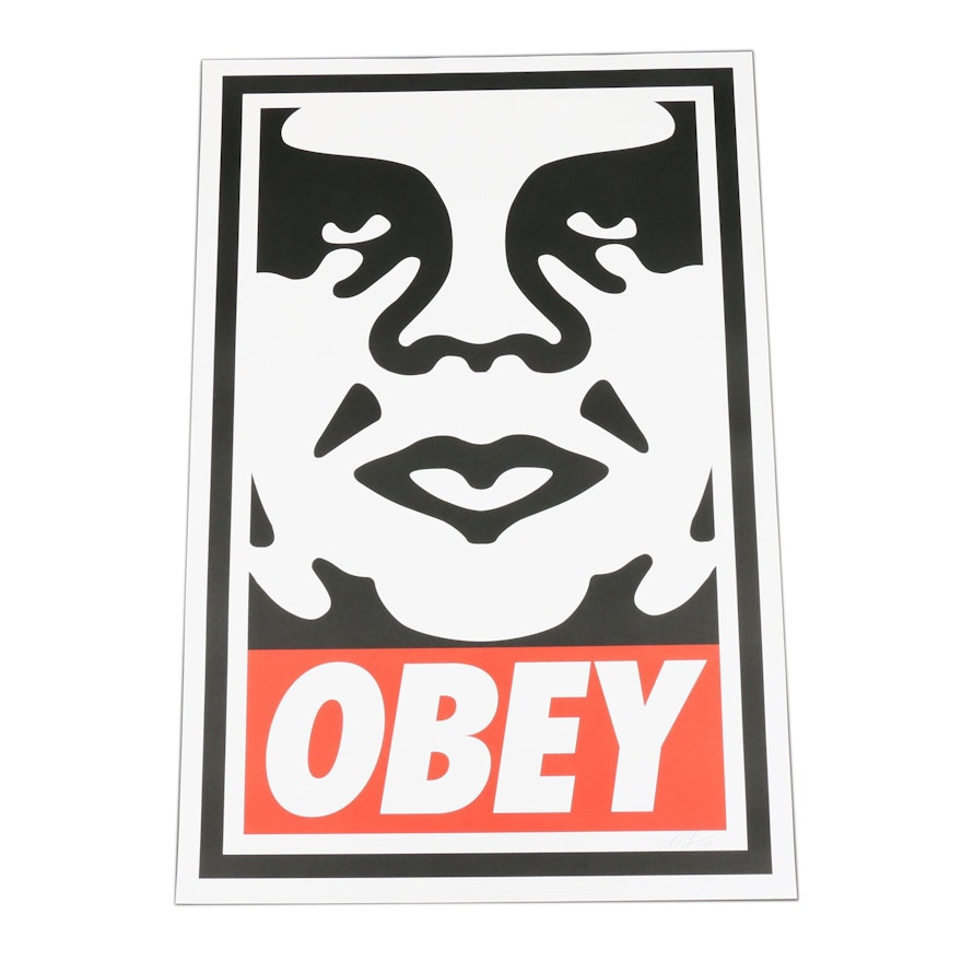 Shepard Fairey Offset Print "Obey Face"