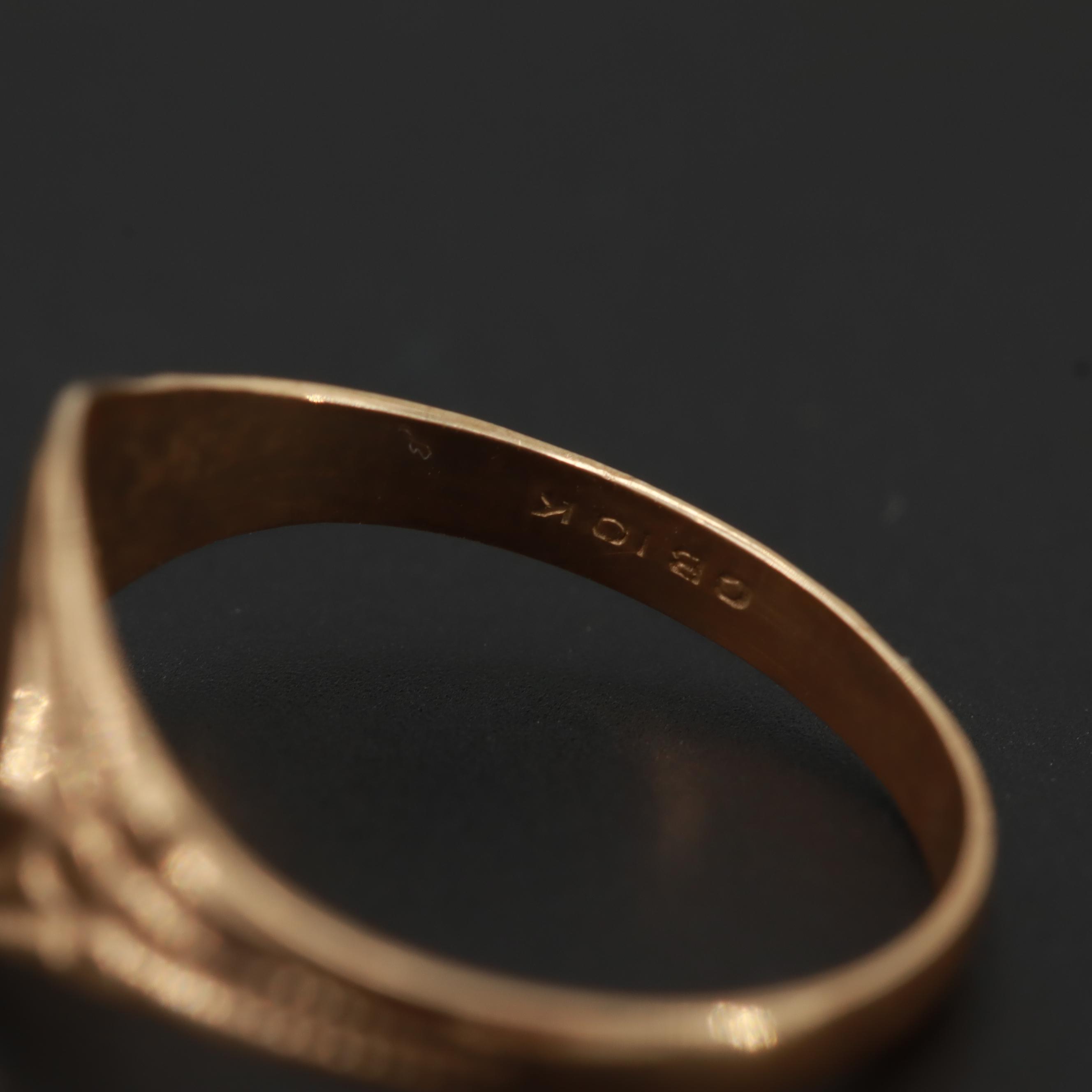 10K Yellow Gold Baby Rings