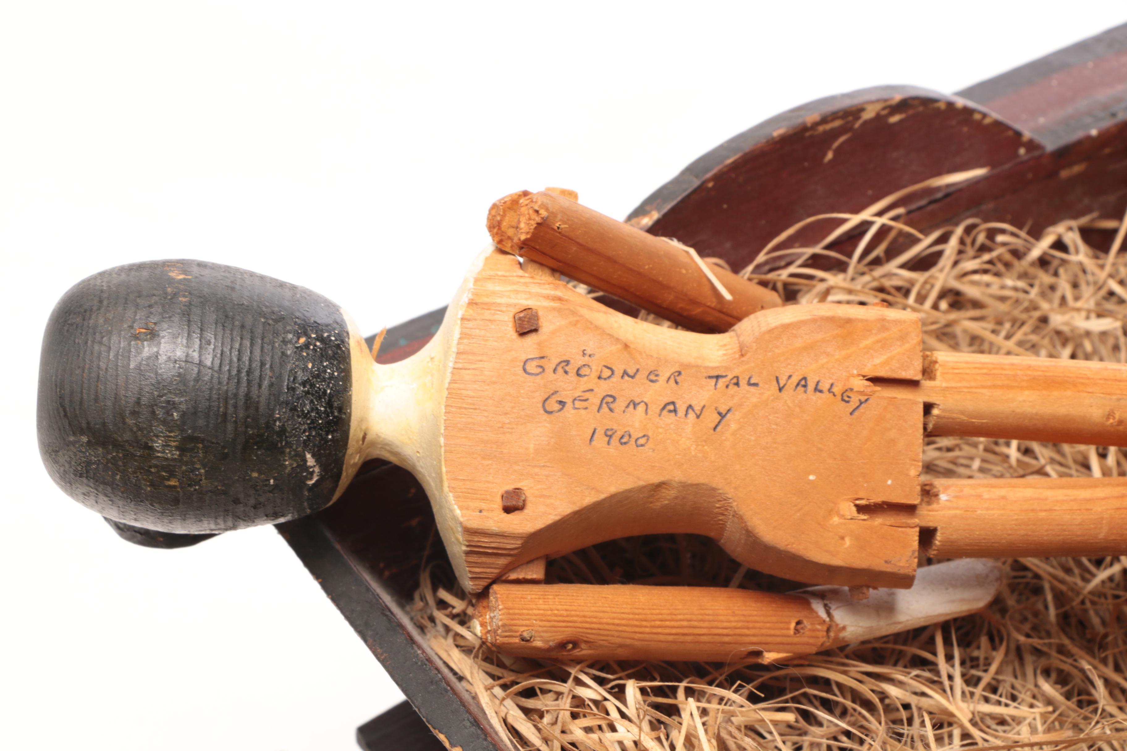 Vintage Toy Cart and Animals