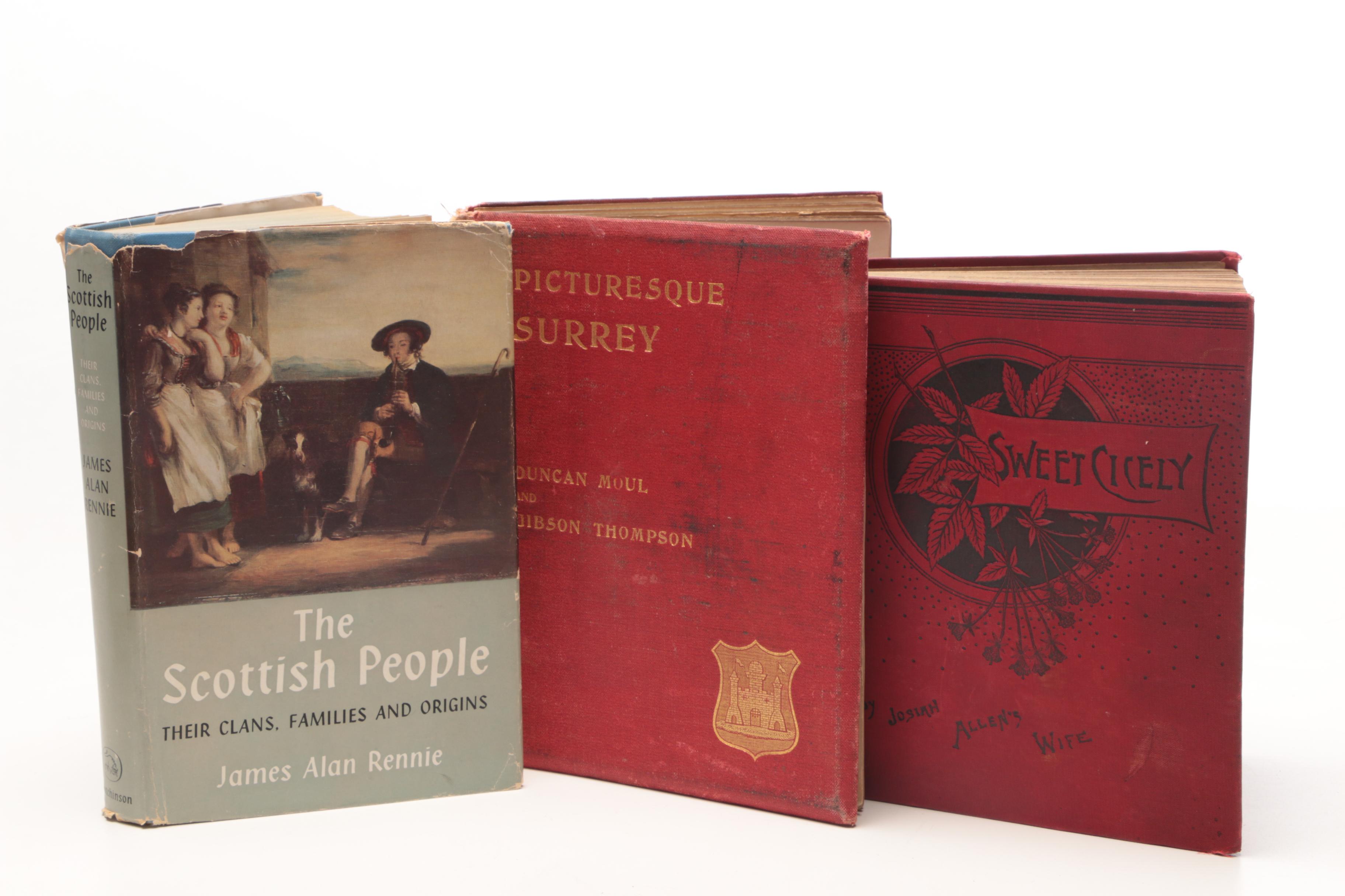 1950 "The Serene Cincinnatians" and Other Vintage Books