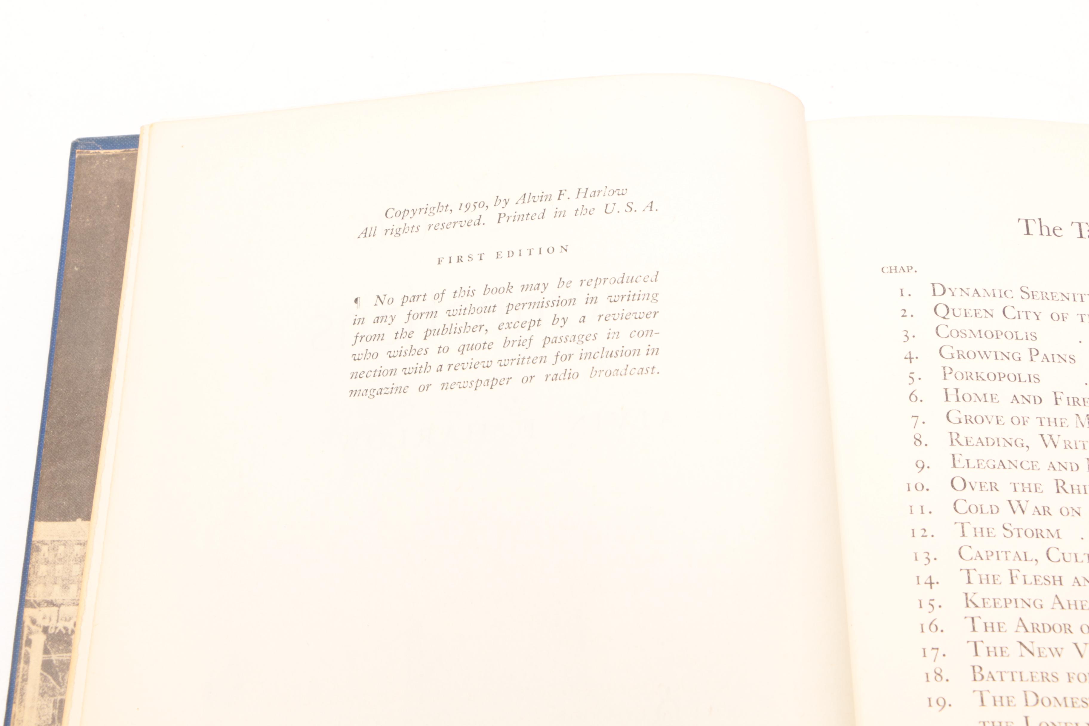 1950 "The Serene Cincinnatians" and Other Vintage Books