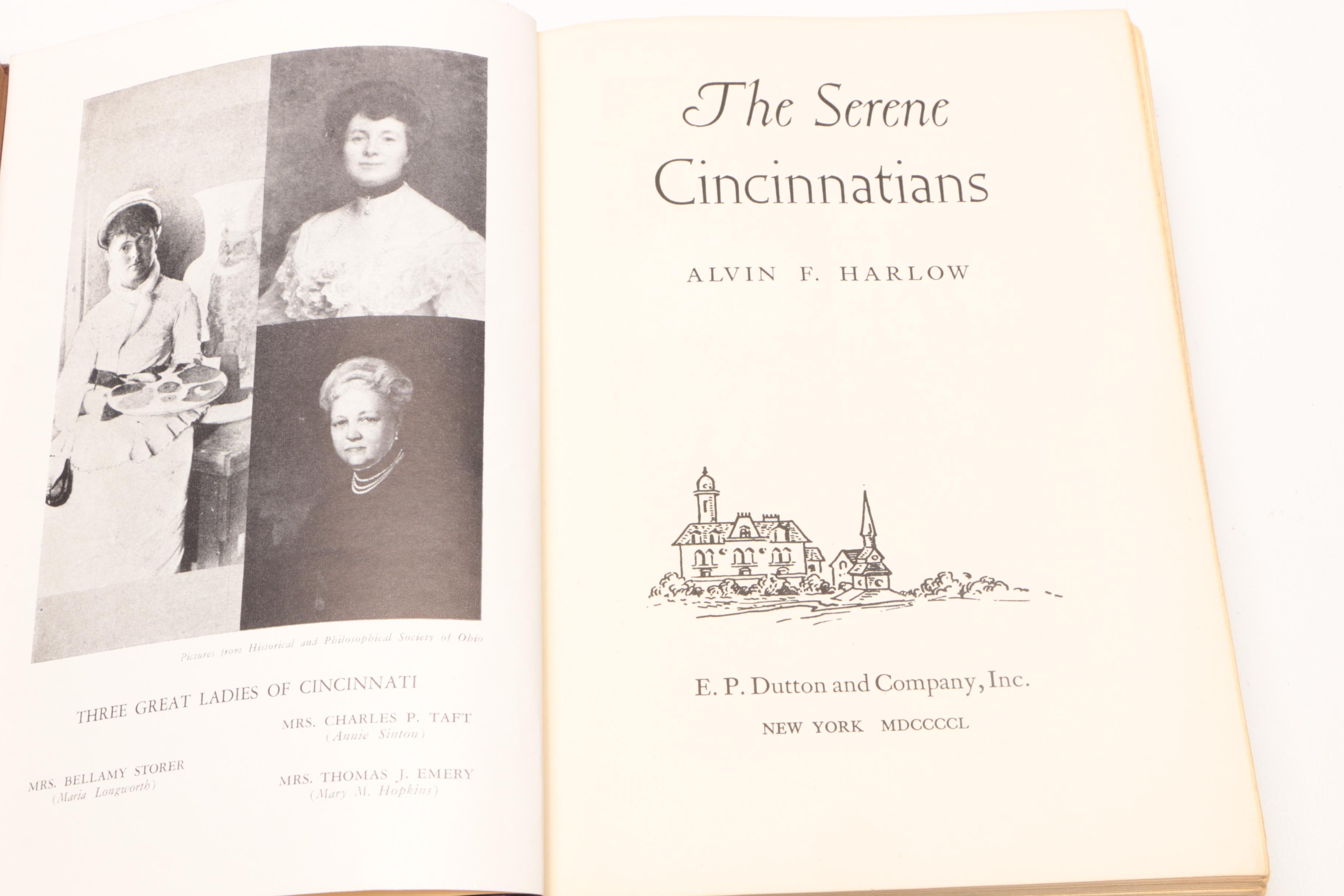 1950 "The Serene Cincinnatians" and Other Vintage Books