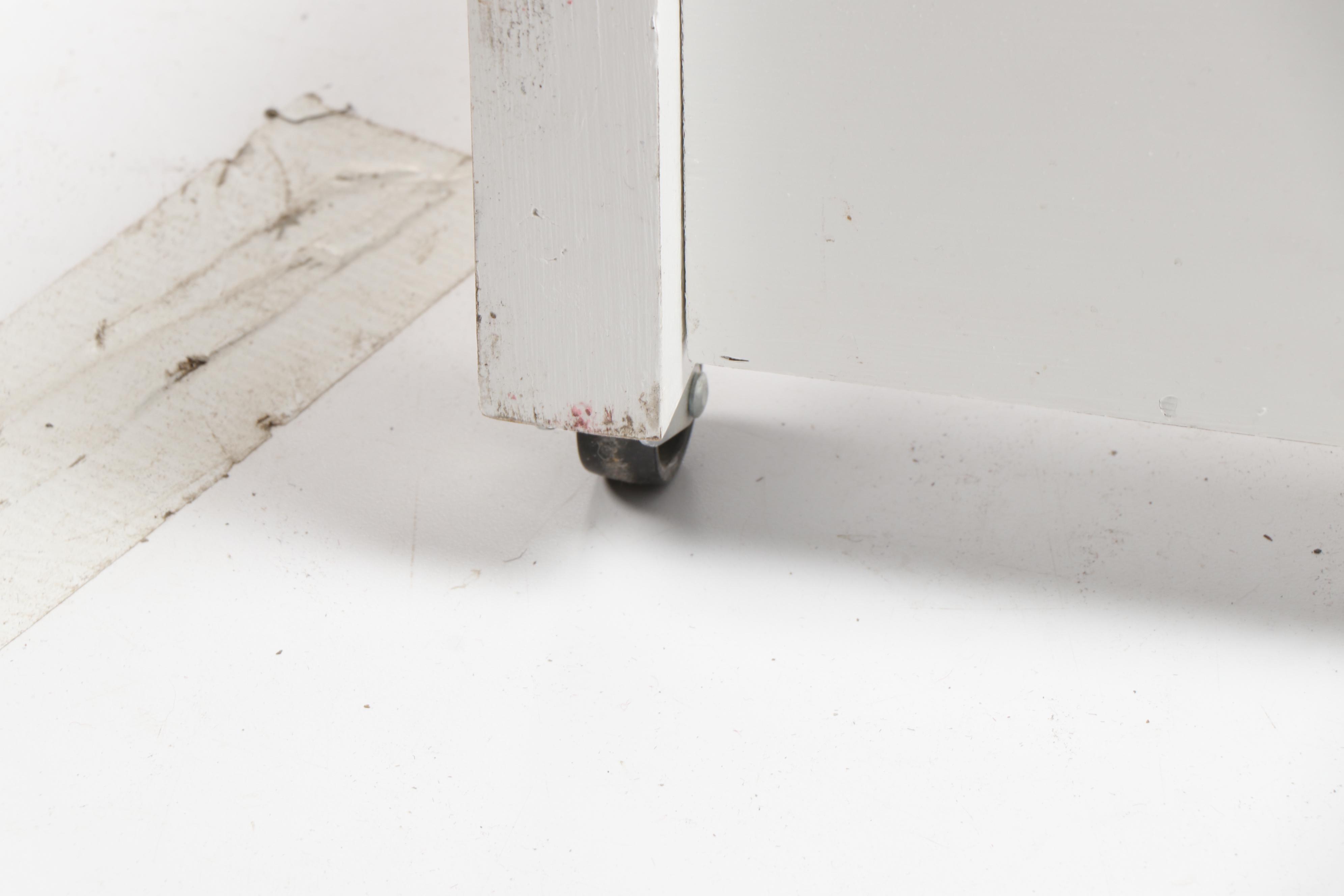 White Wooden Twin Bed Frames with Trundle