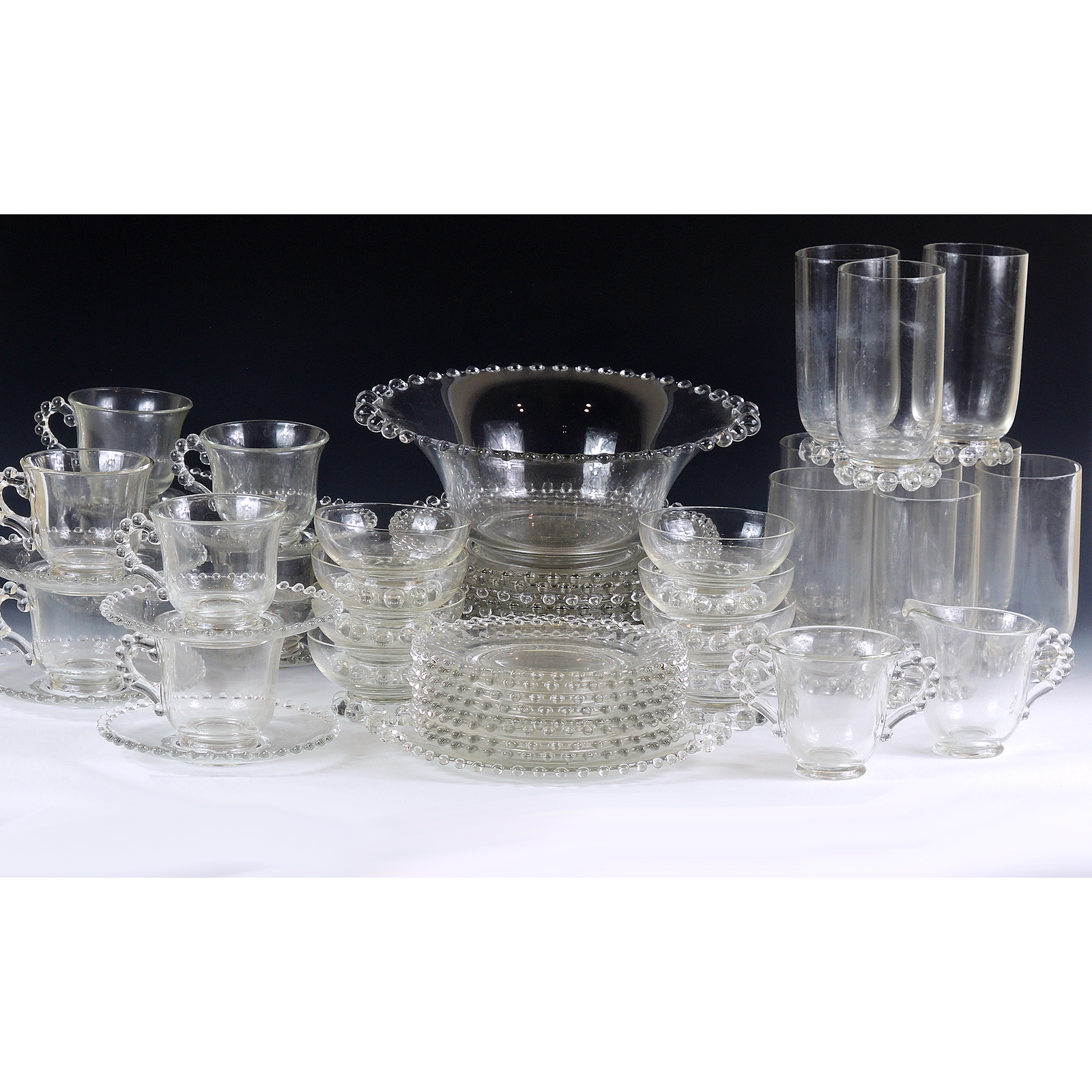 Imperial Glass Style Candlewick Tableware