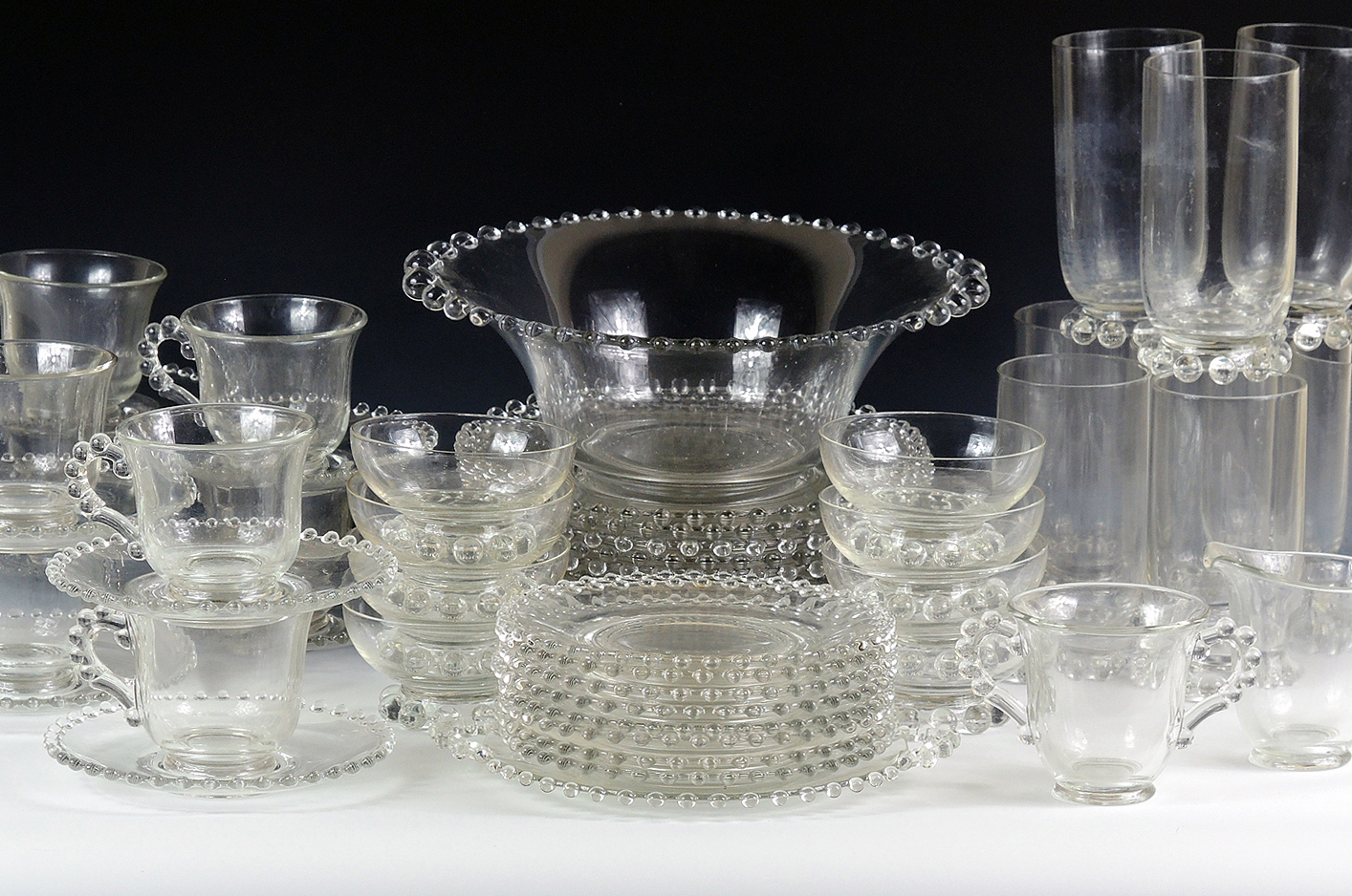 Imperial Glass Style Candlewick Tableware