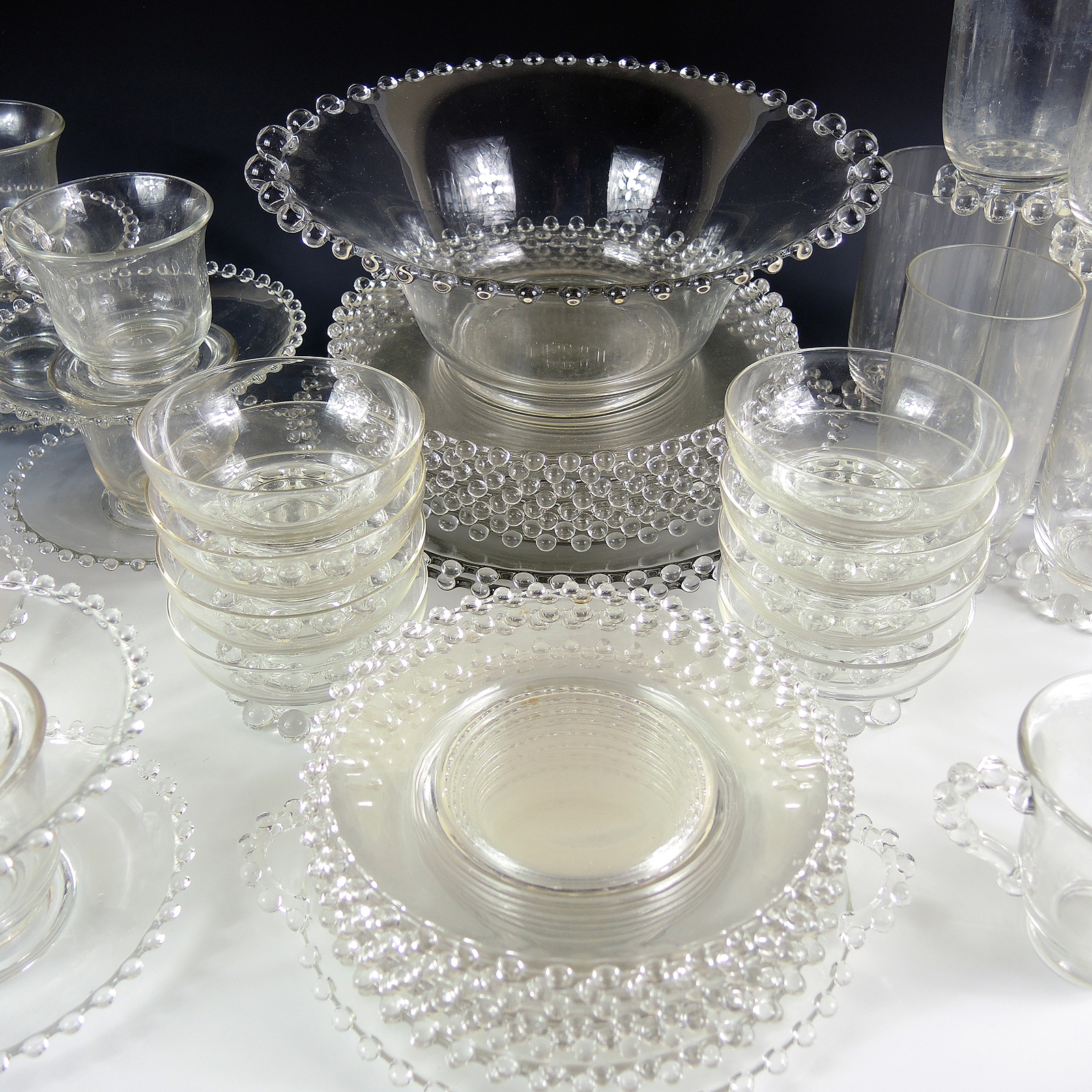 Imperial Glass Style Candlewick Tableware