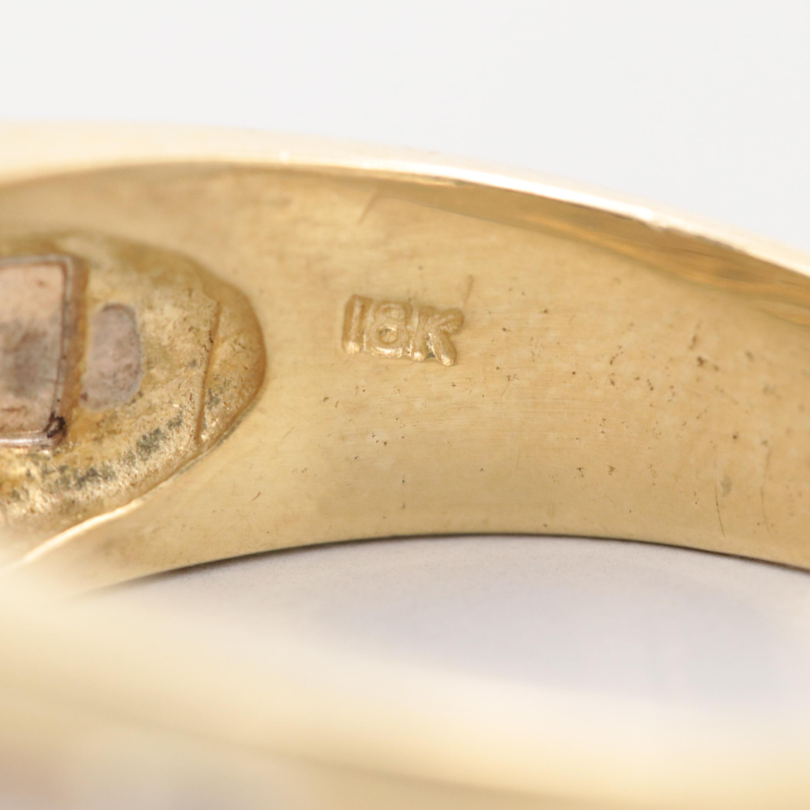 18K Yellow Gold 1.40 CTW Diamond Ring