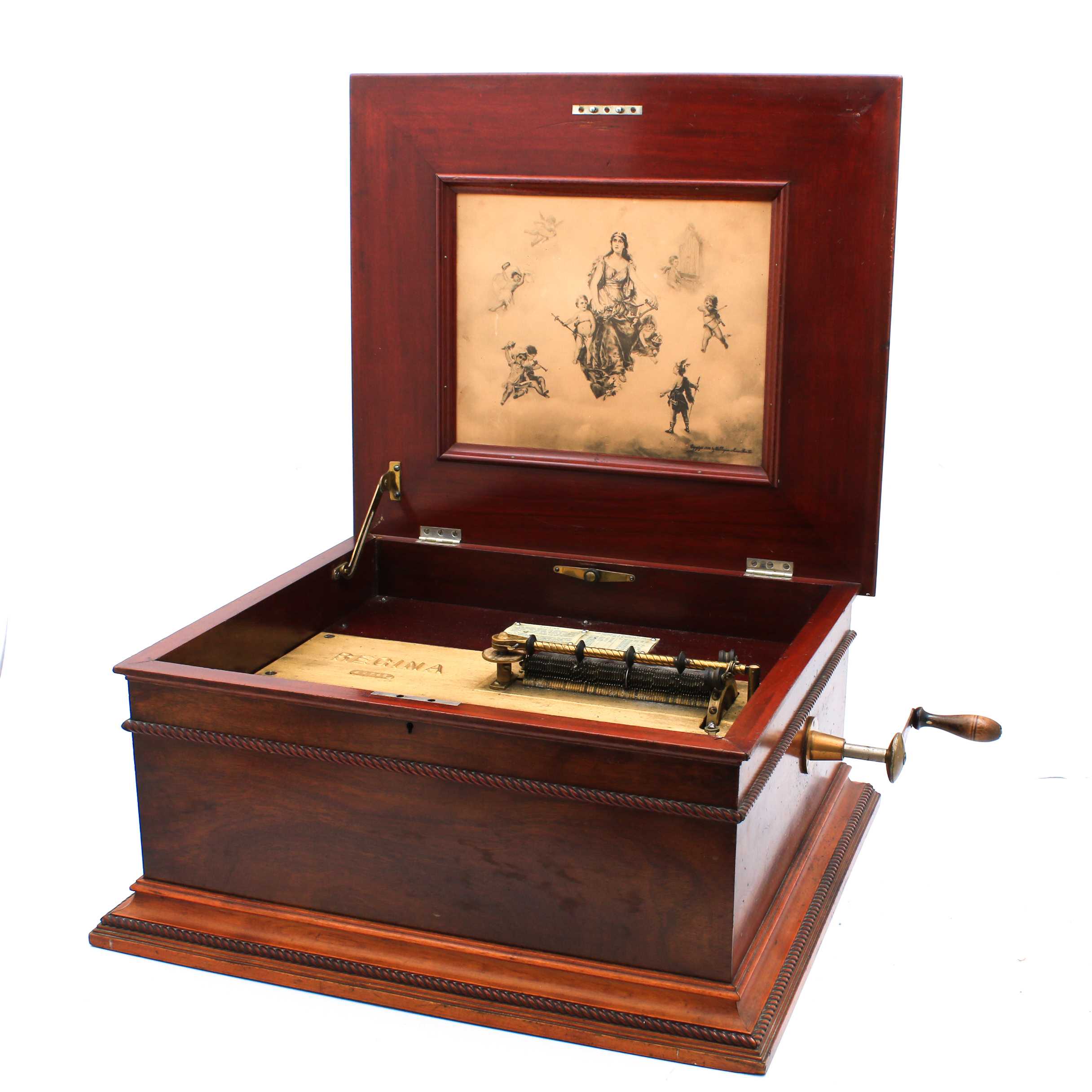 Regina Hand-Crank Organ, Circa 1897