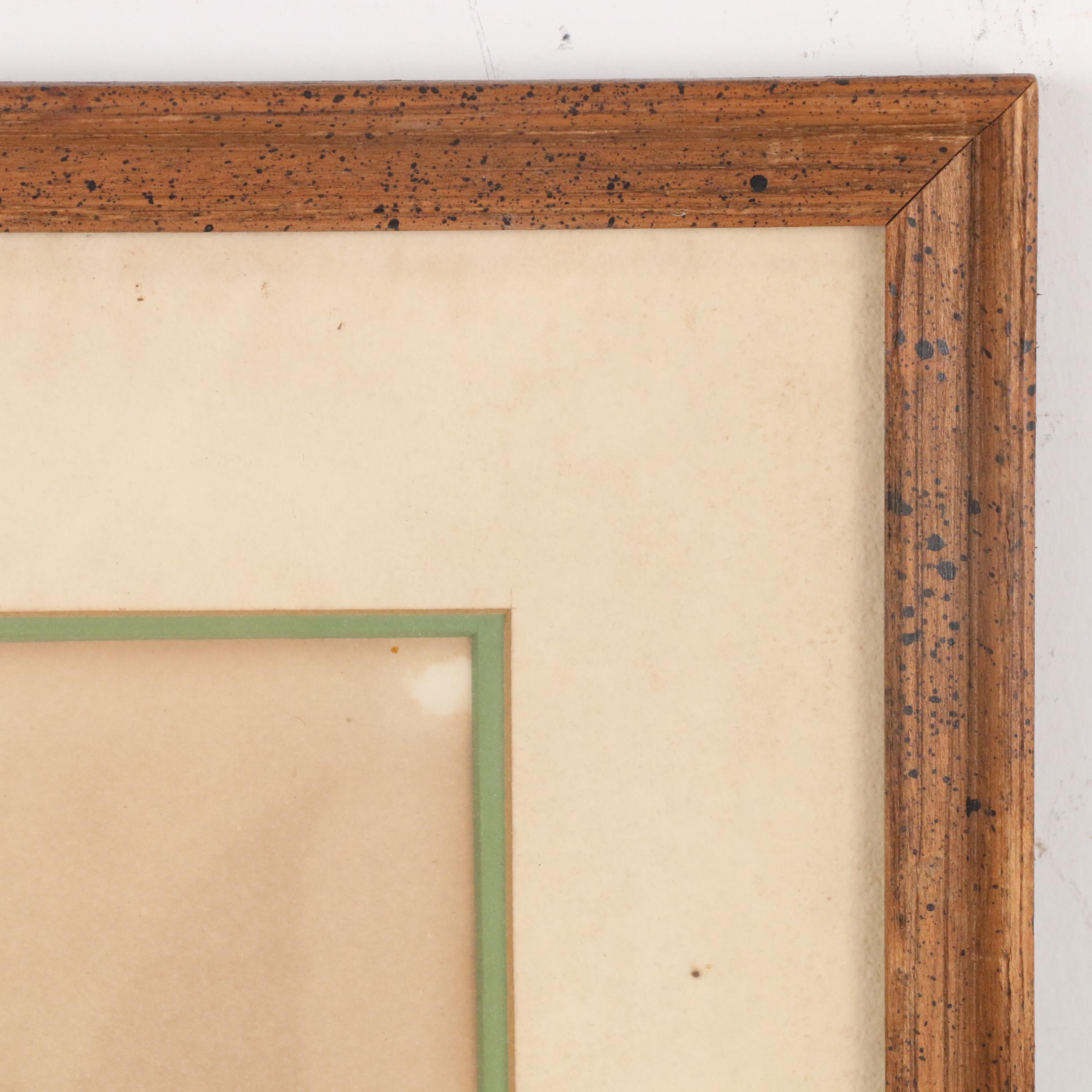 George Endicott Hand-Colored Lithograph "Bidens Beckii", 1843