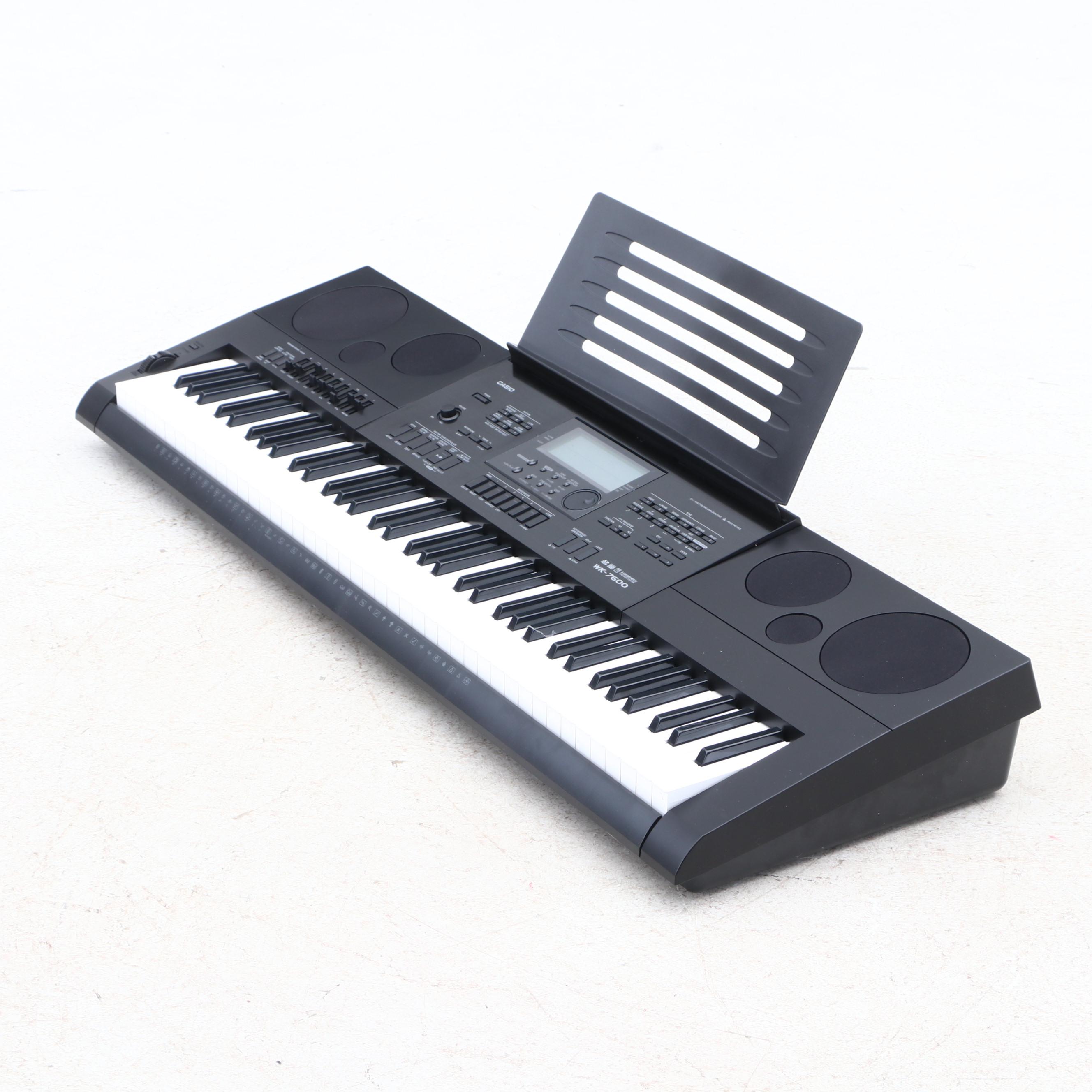 Casio WK-7600 Electronic Keyboard