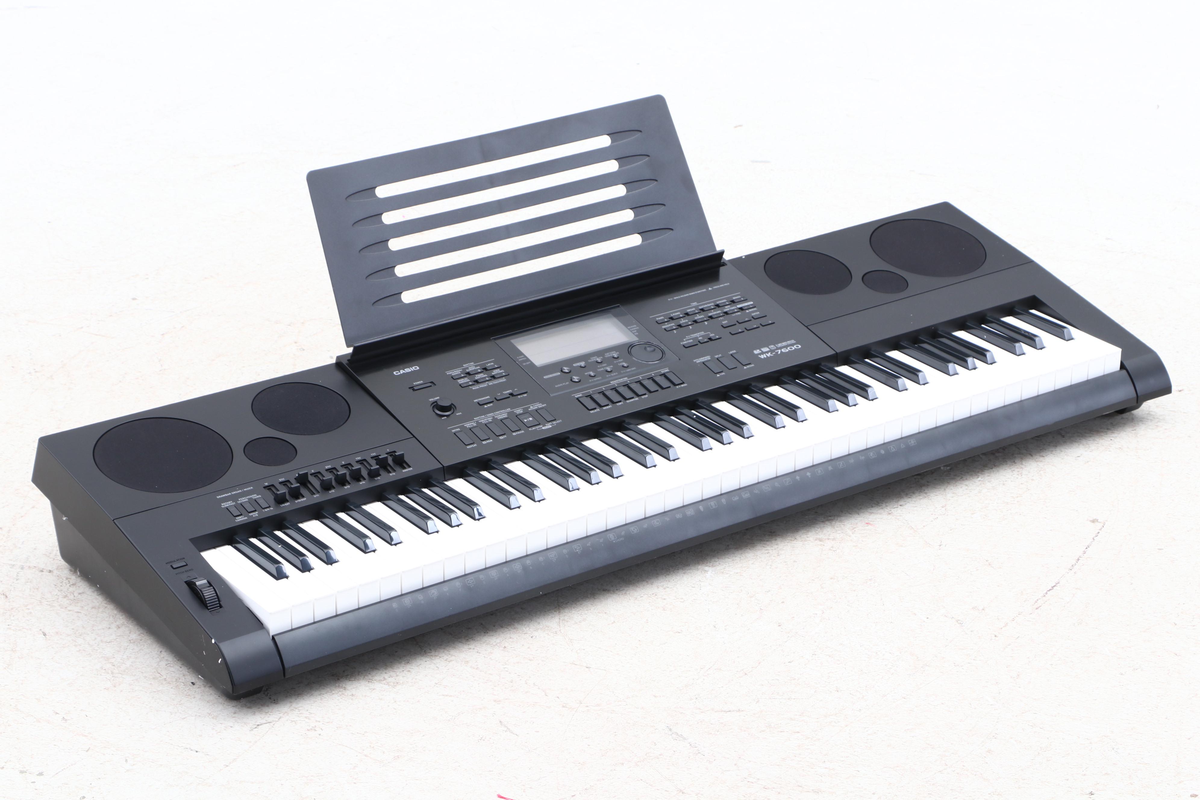 Casio WK-7600 Electronic Keyboard