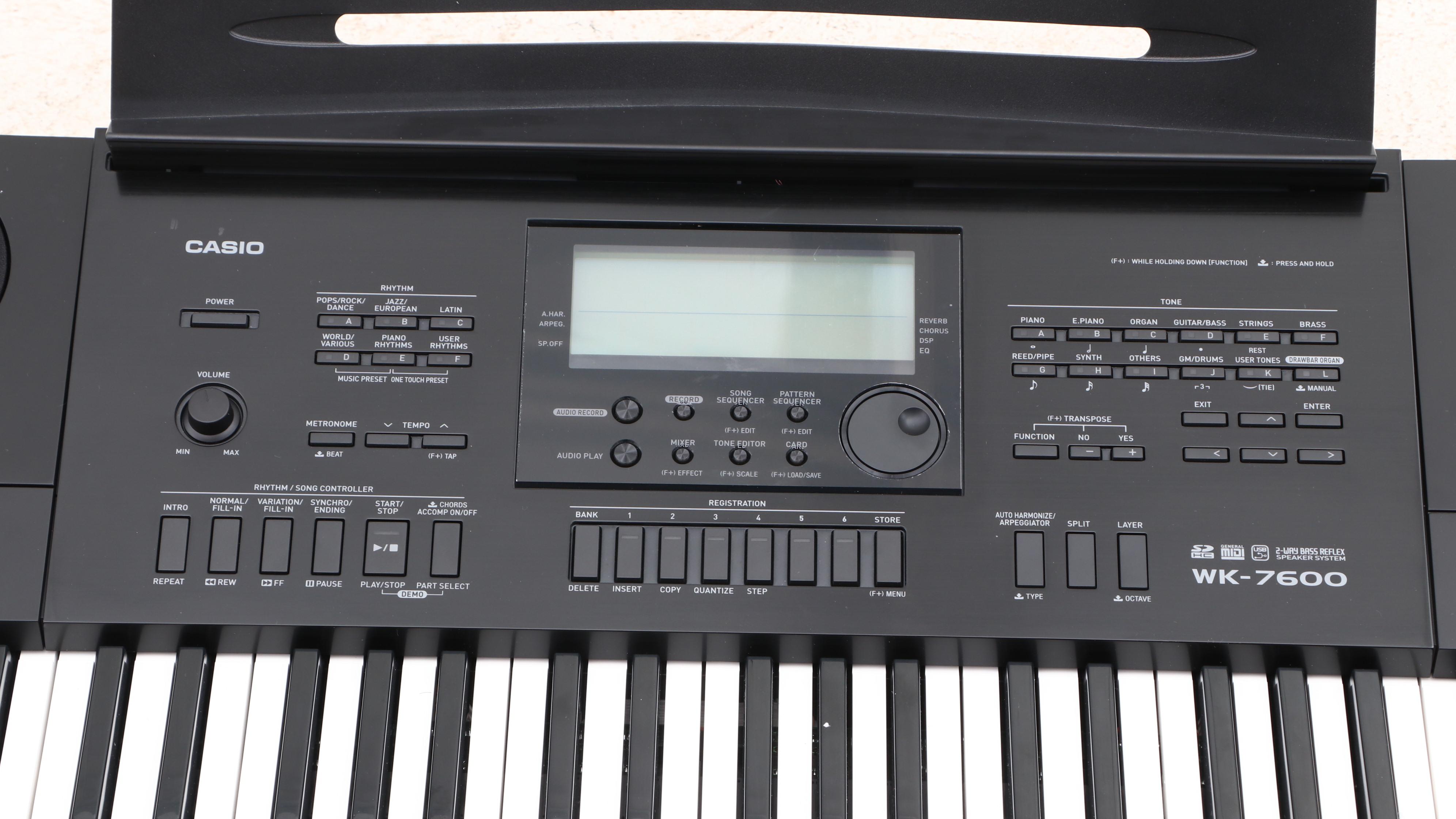 Casio WK-7600 Electronic Keyboard