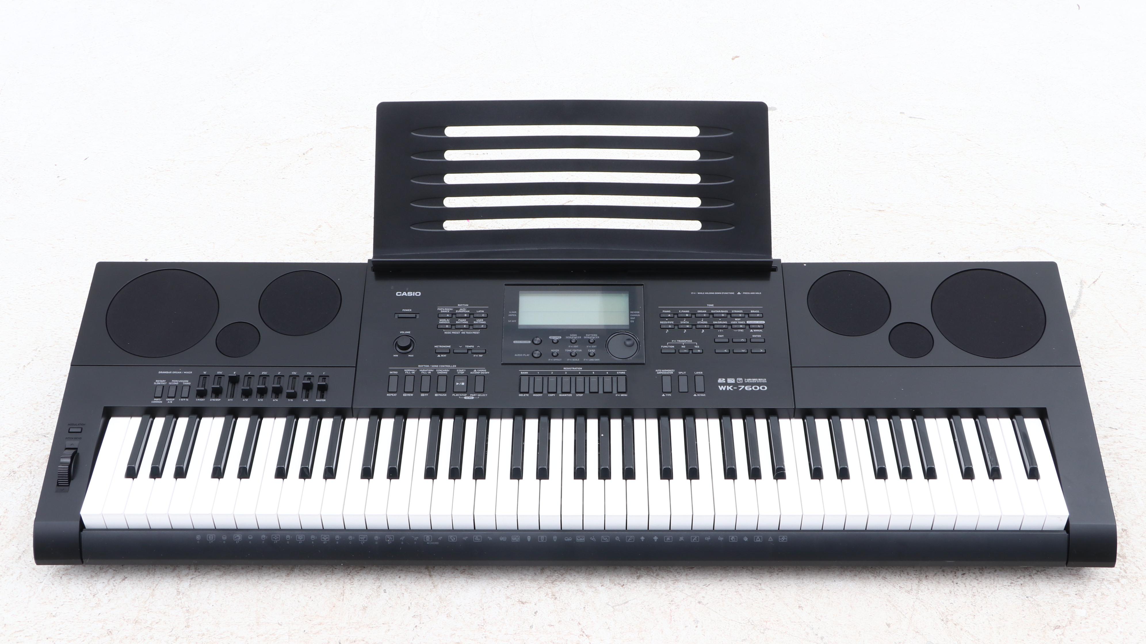 Casio WK-7600 Electronic Keyboard
