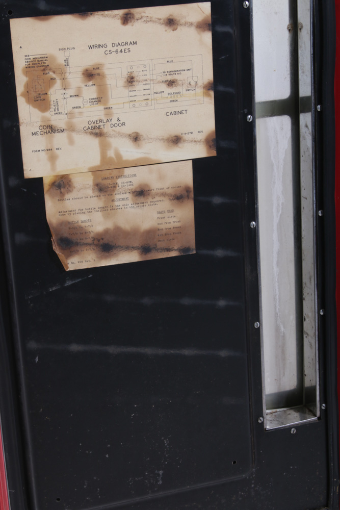 Cavalier Coca-Cola Bottle Vending Machine, circa 1960's