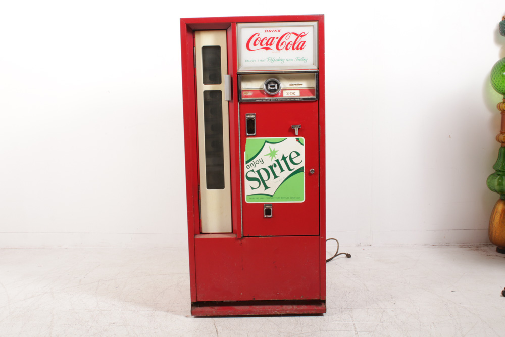 Cavalier Coca-Cola Bottle Vending Machine, circa 1960's