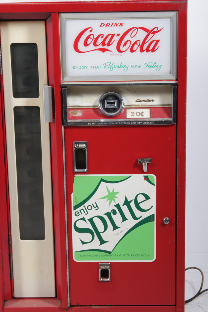 Cavalier Coca-Cola Bottle Vending Machine, circa 1960's