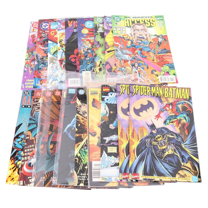 Modern Age DC & Marvel Crossover Comic Books