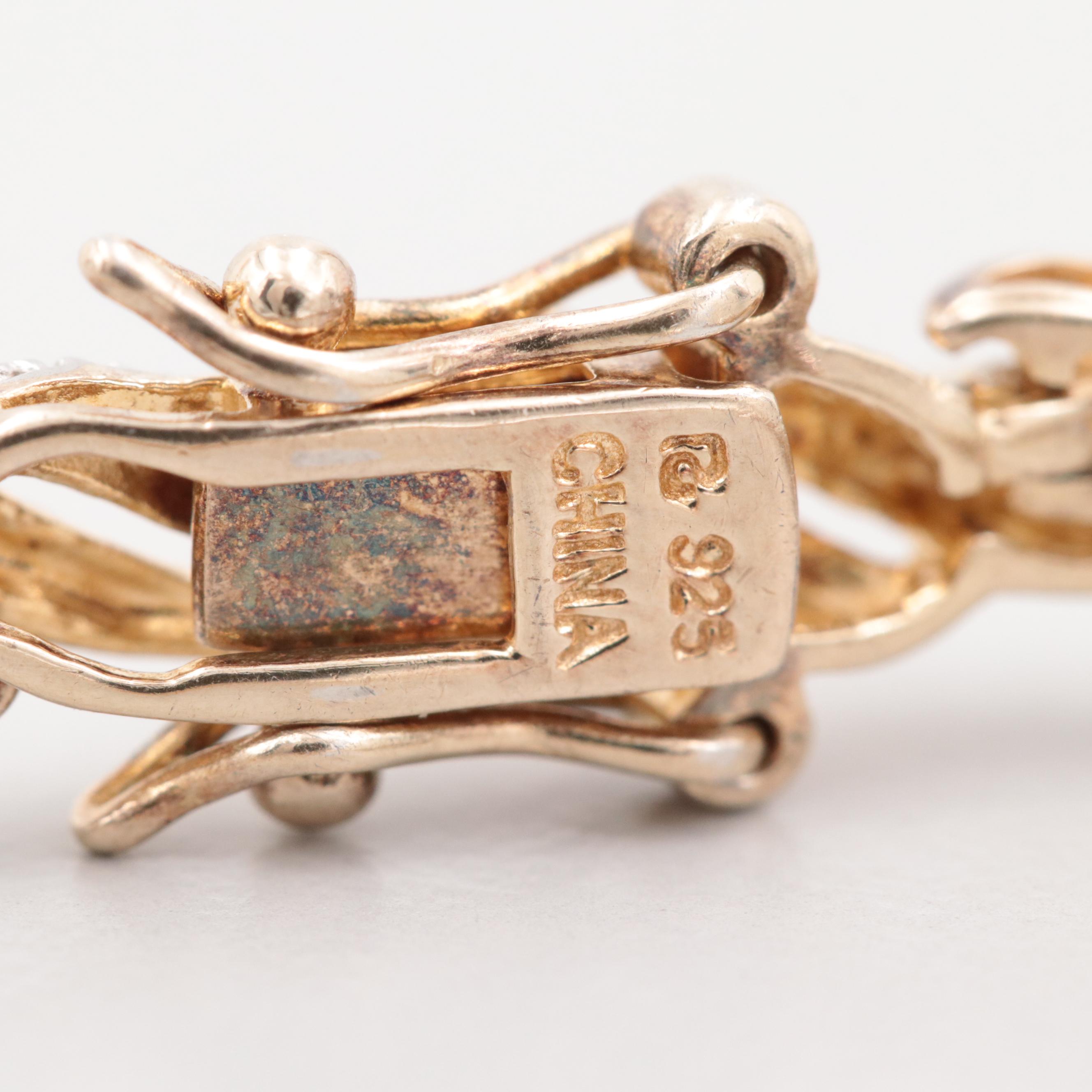 Gold Wash Sterling Silver Bracelet