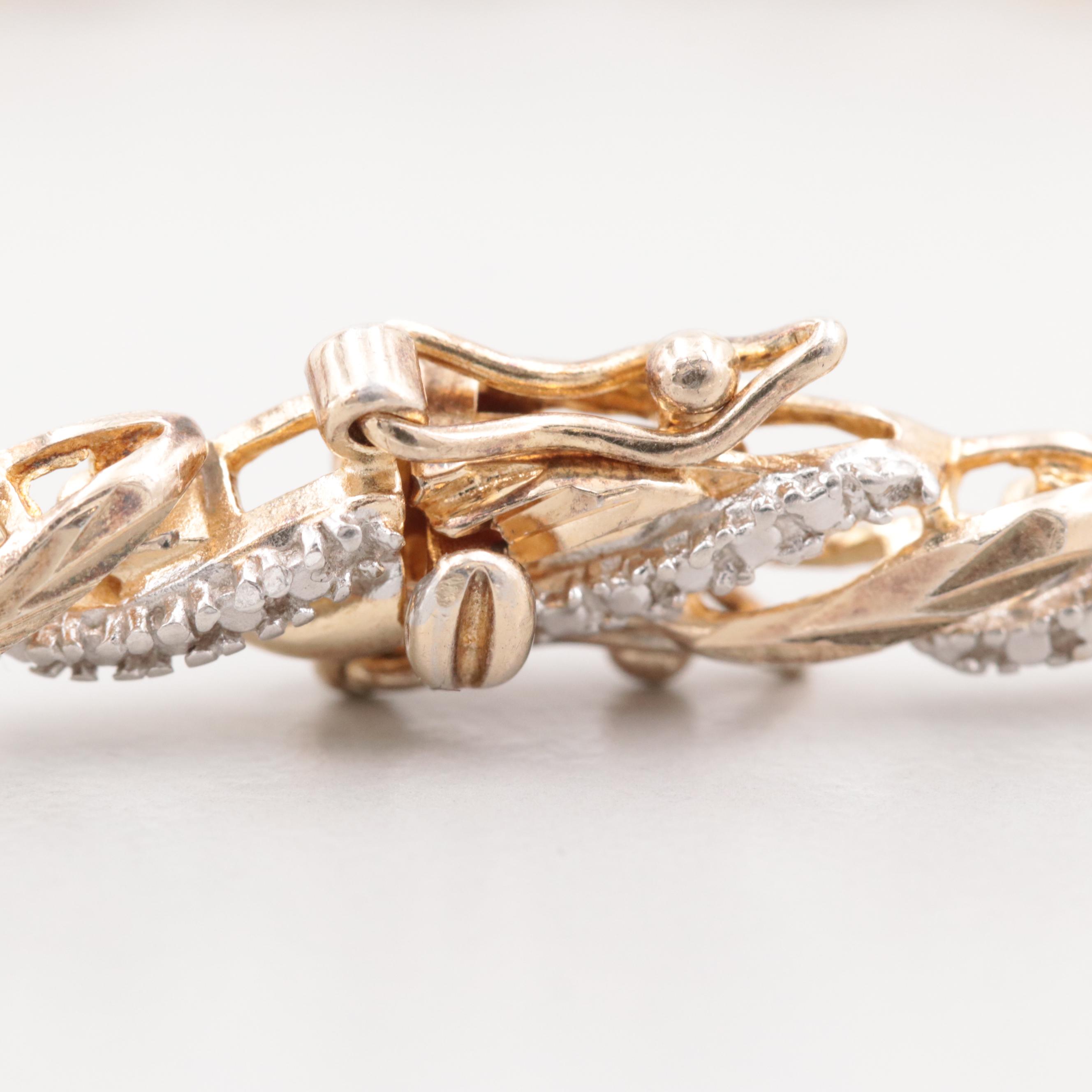 Gold Wash Sterling Silver Bracelet