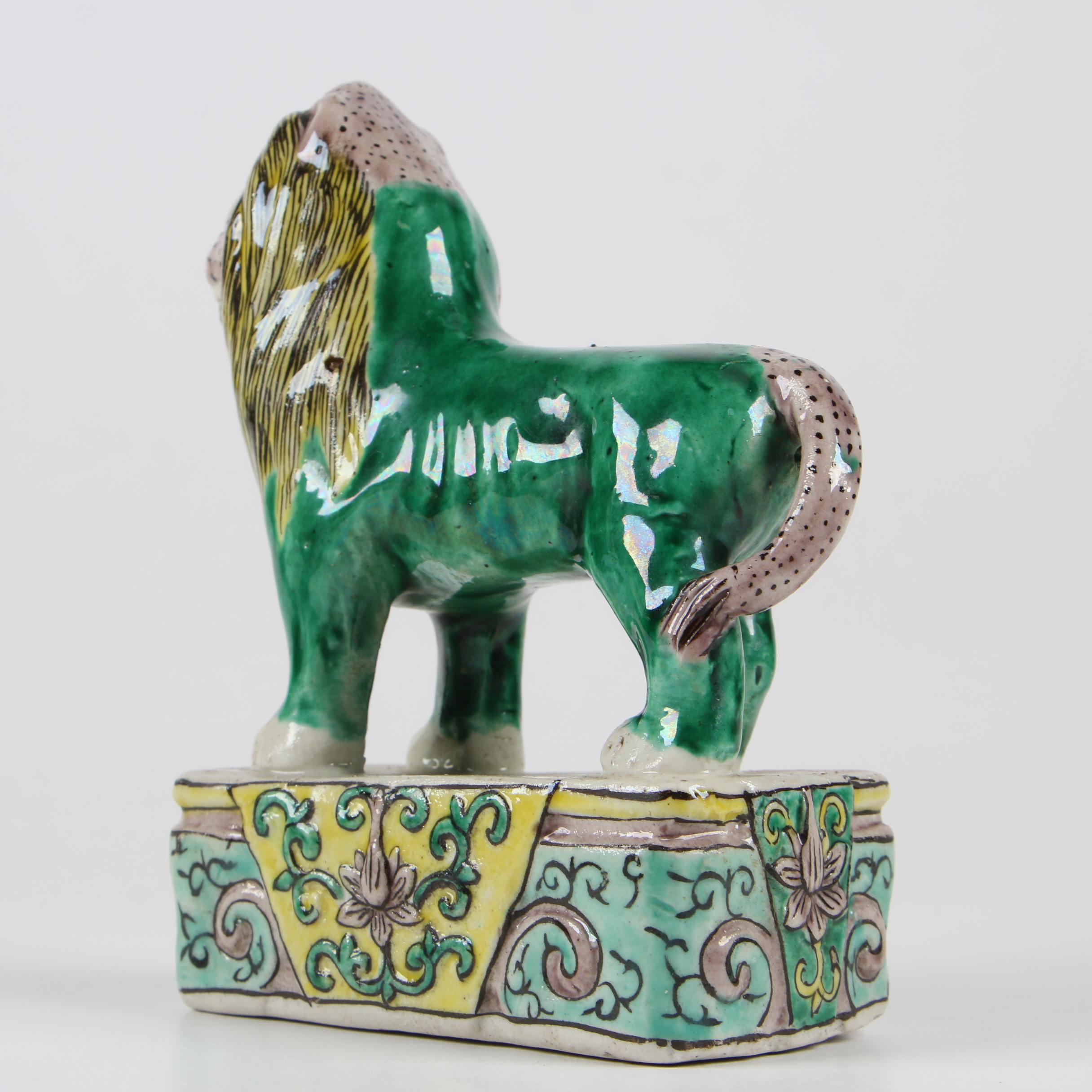 Chinese Ceramic Lion Figurine, Mid/Late 20th Century