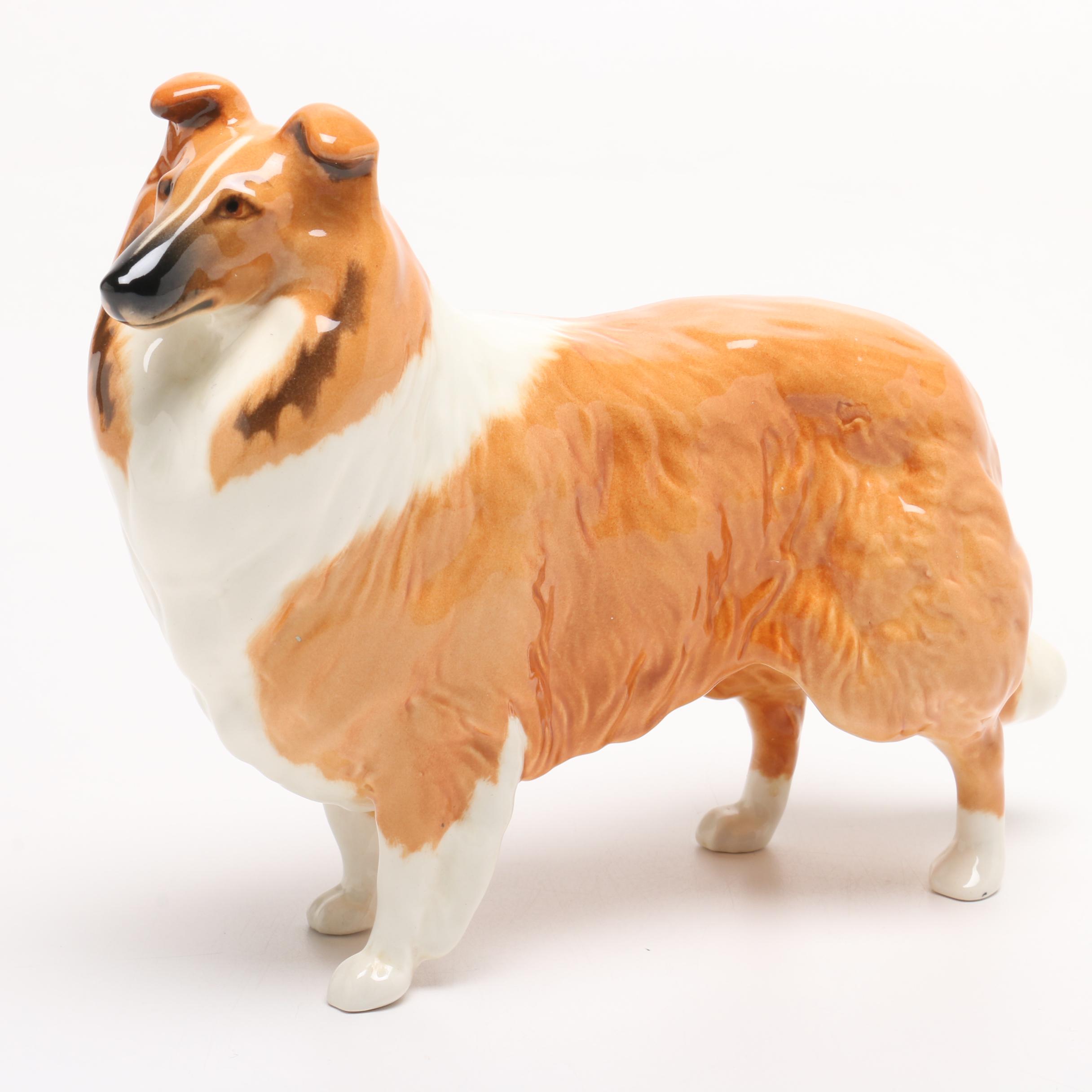 Beswick England Porcelain "Lochinvar of Lady Park" Collie Champion Figurine