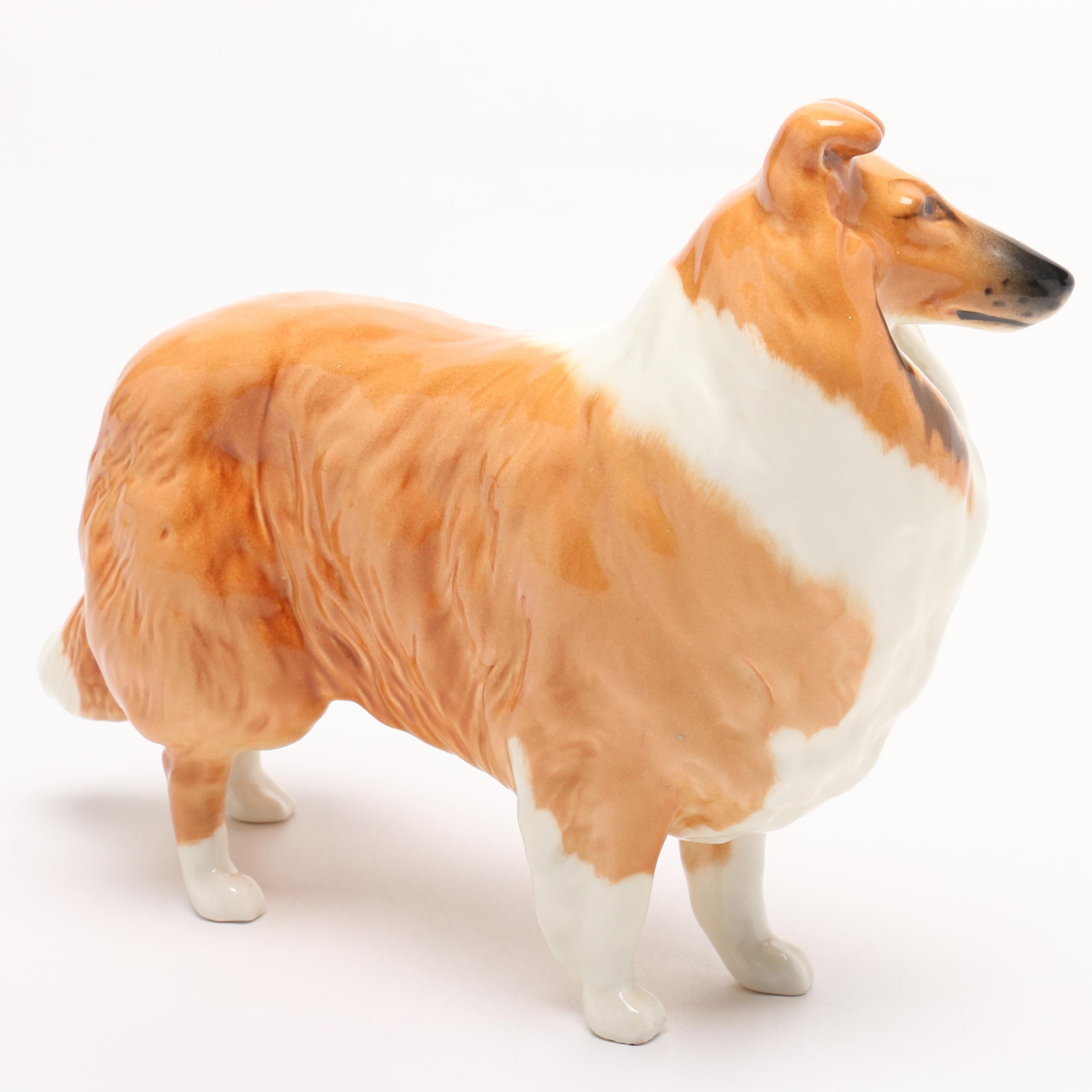 Beswick England Porcelain "Lochinvar of Lady Park" Collie Champion Figurine