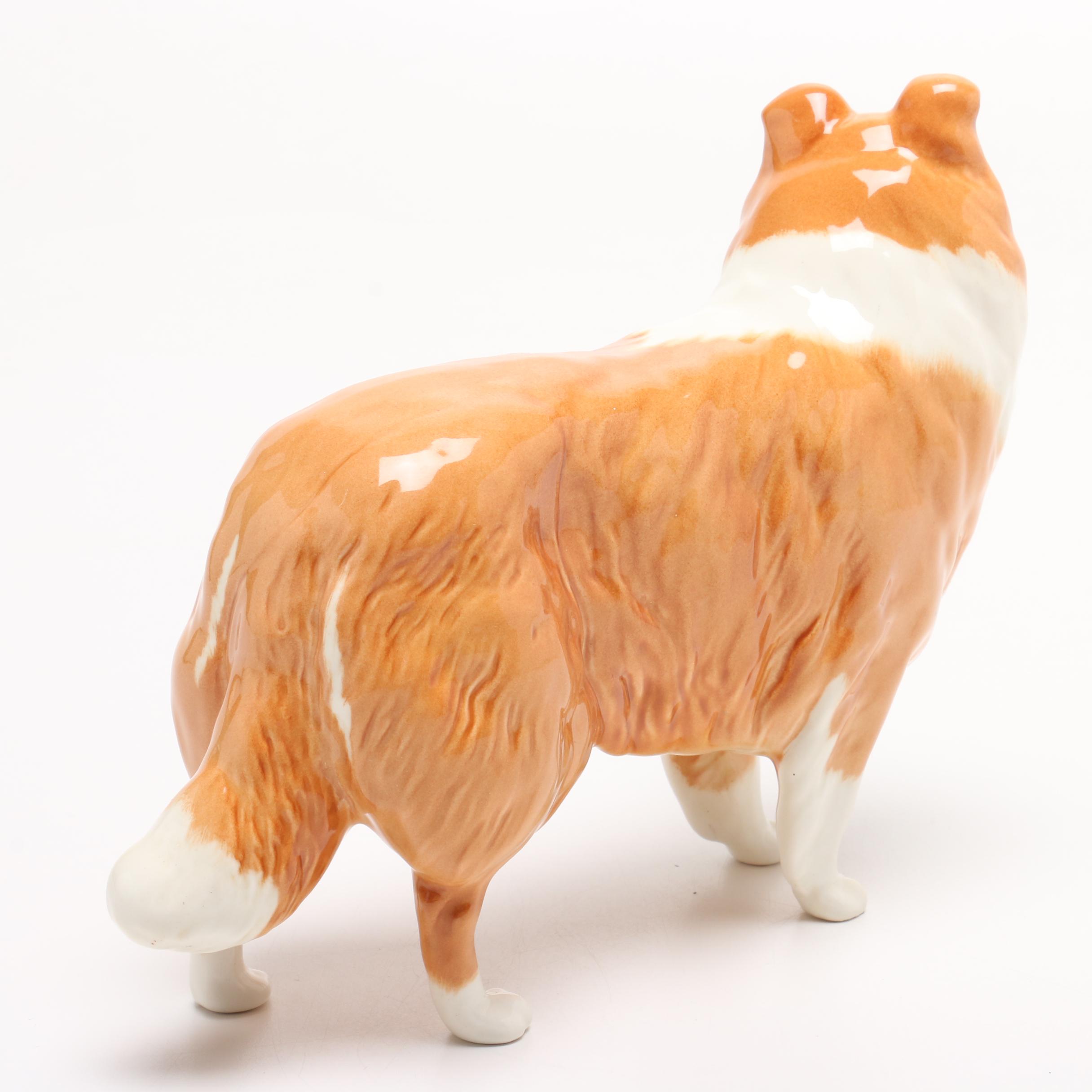 Beswick England Porcelain "Lochinvar of Lady Park" Collie Champion Figurine