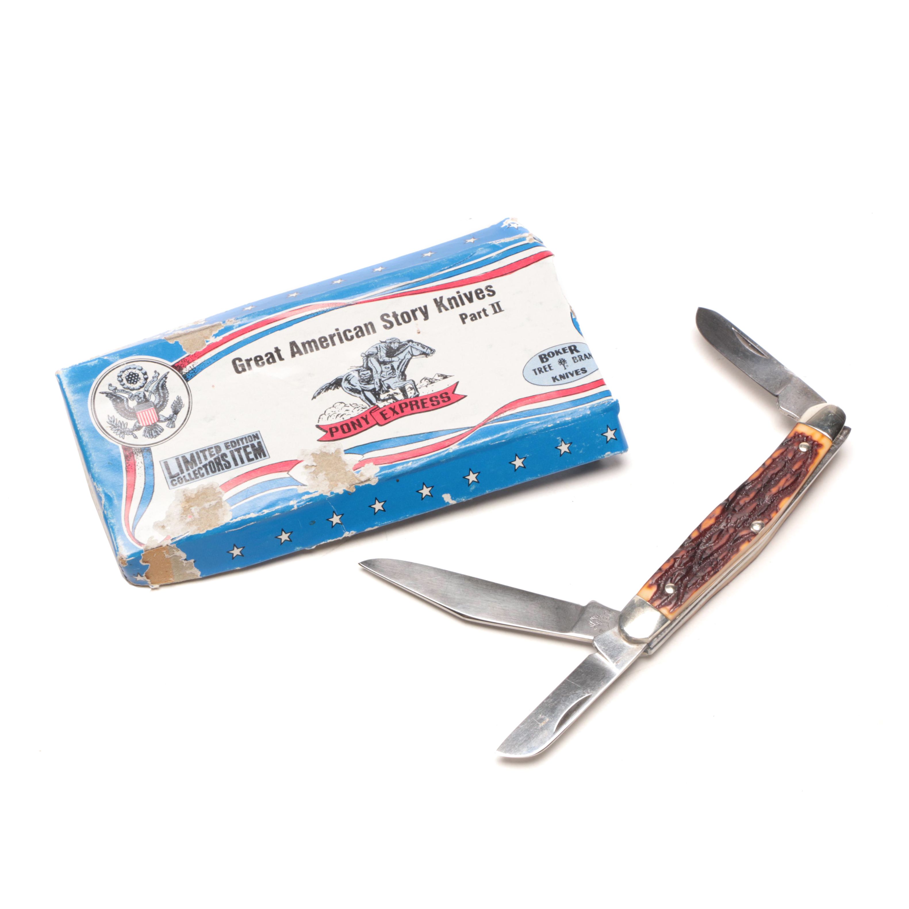 Boker "Stage Coach" Limited Edition Tri-Blade Multi-Tool Pocket Knife