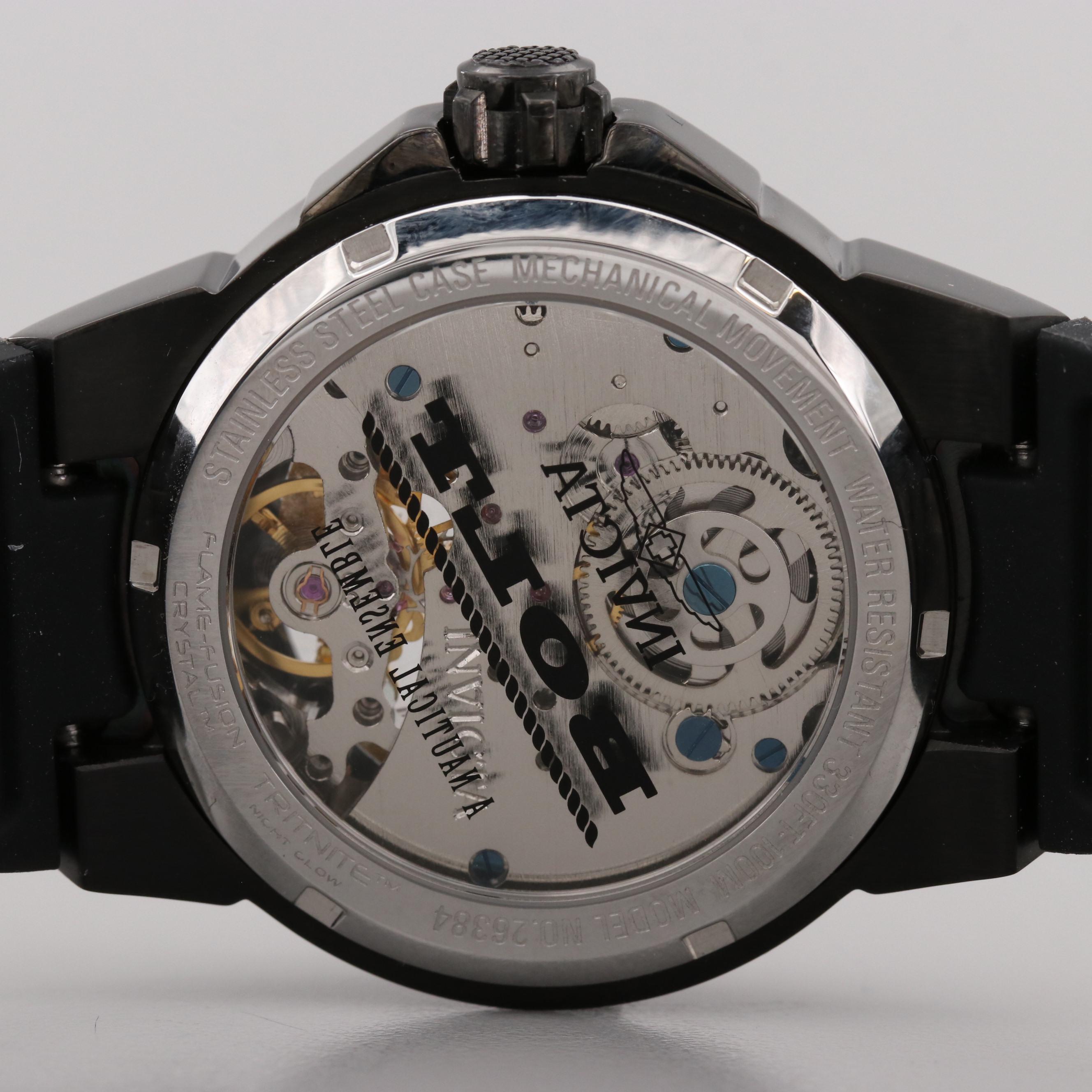 Invicta Bolt Stainless Steel Stem Wind Watch