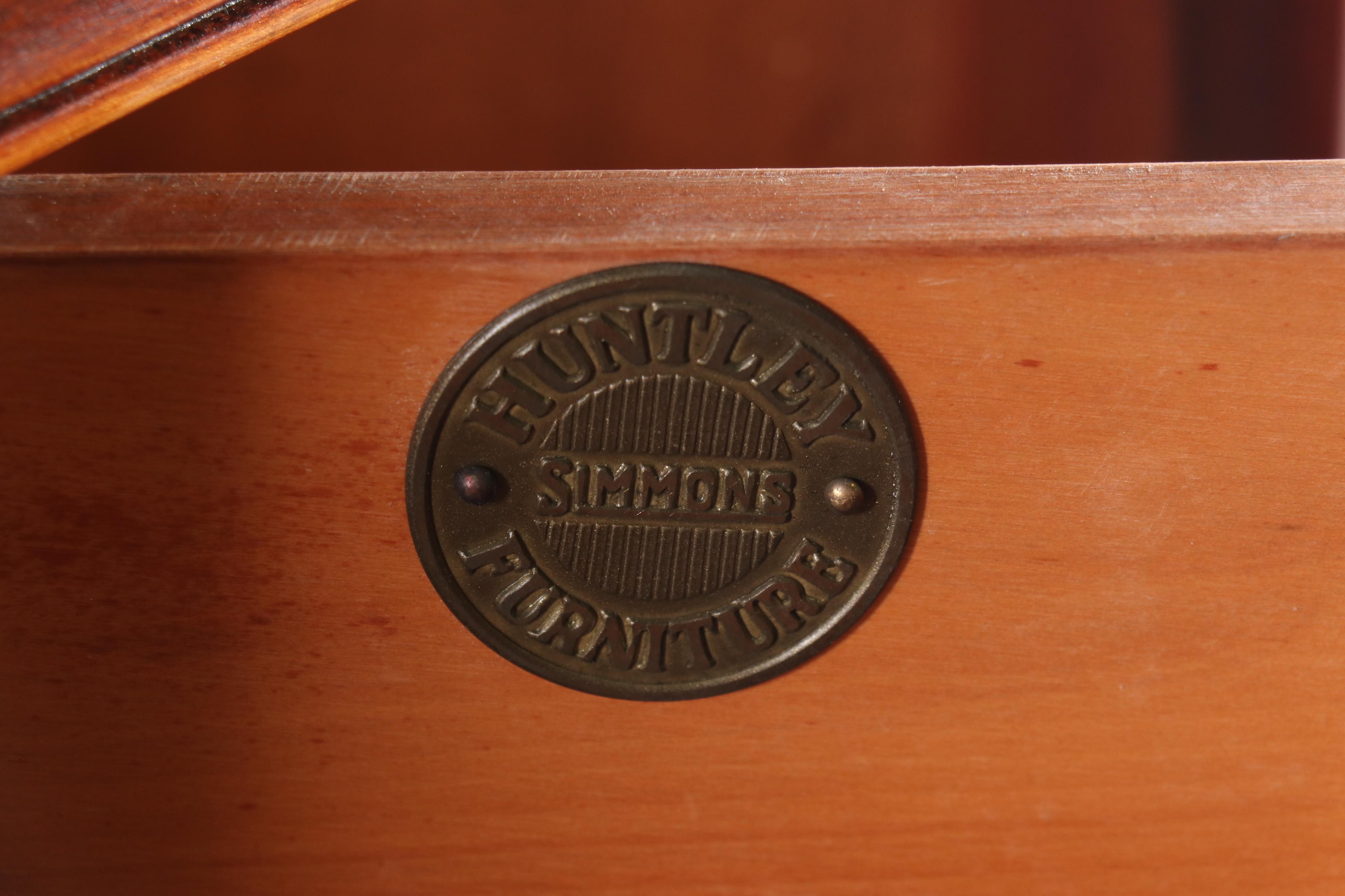 Huntley Simmons Furniture Federal Style Mahogany Corner Cabinet