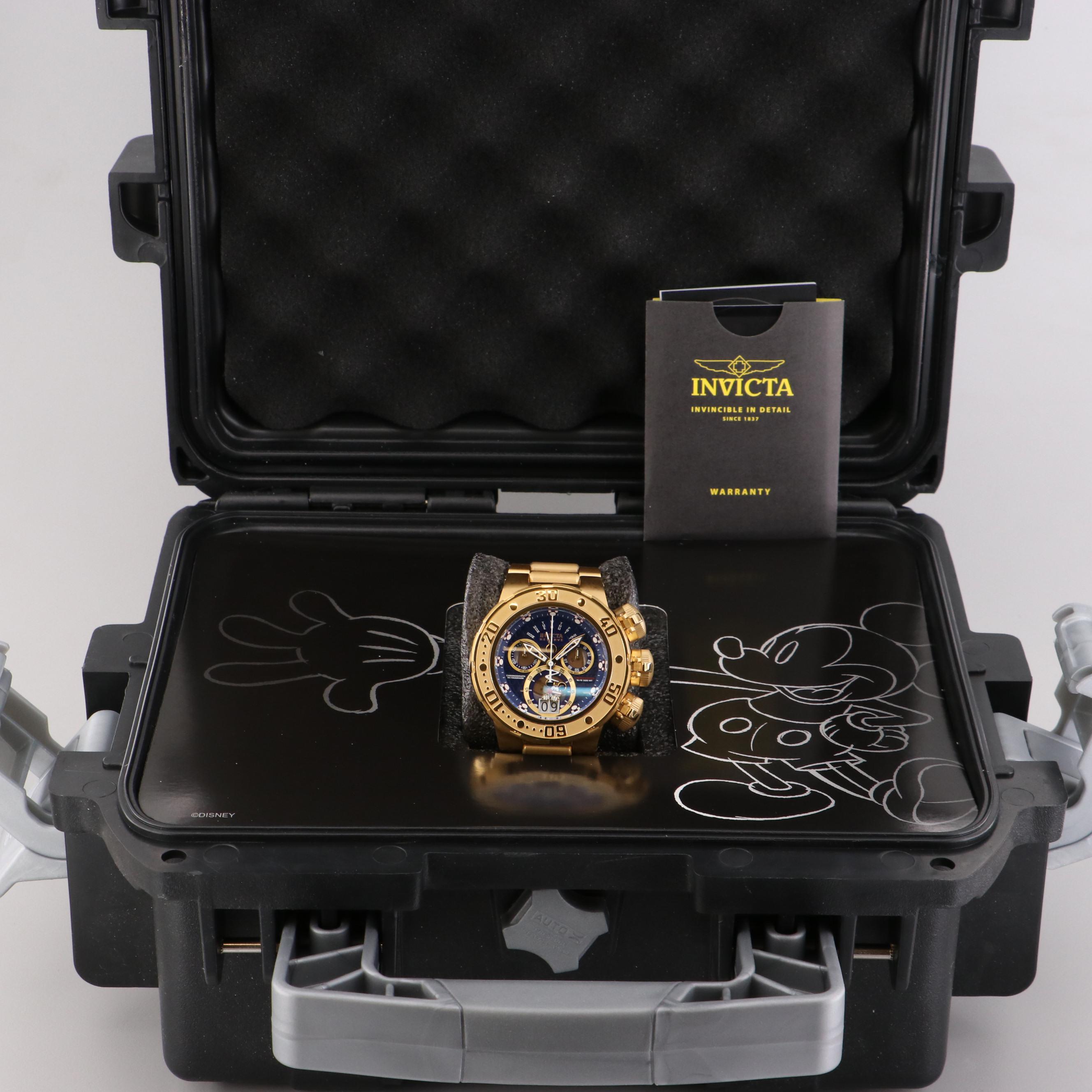 Invicta Mickey Mouse Limited Edition Stainless Steel Disney Watch