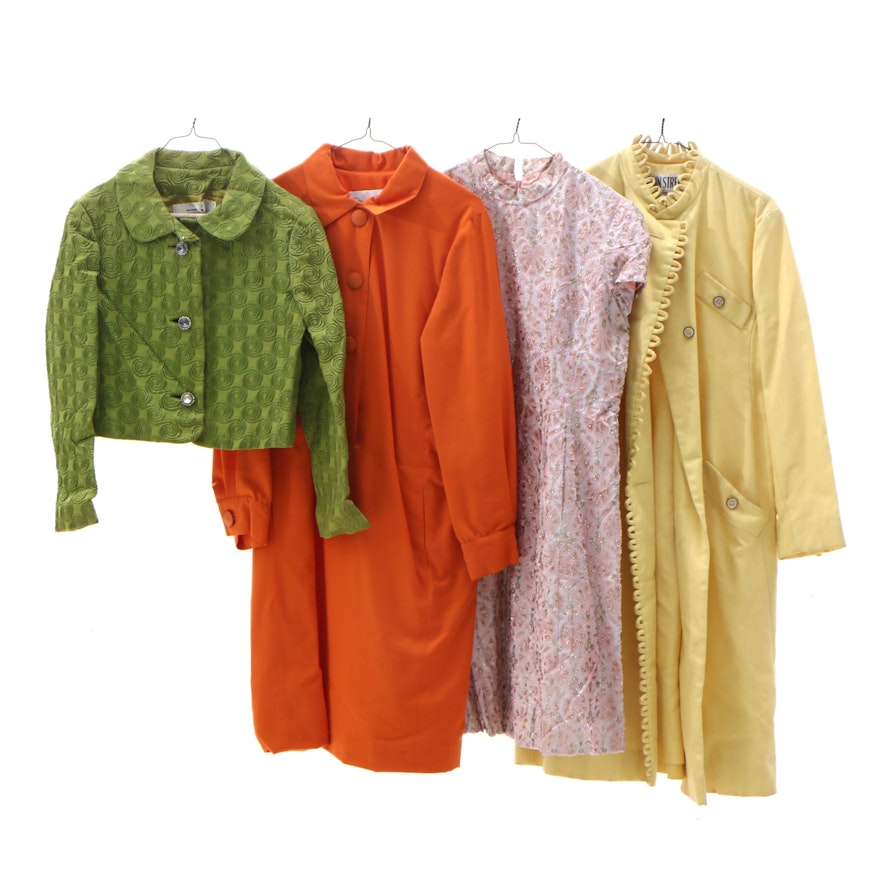 Oscar de la Renta Dress and Other Outwear and Dress, 1960s Vintage