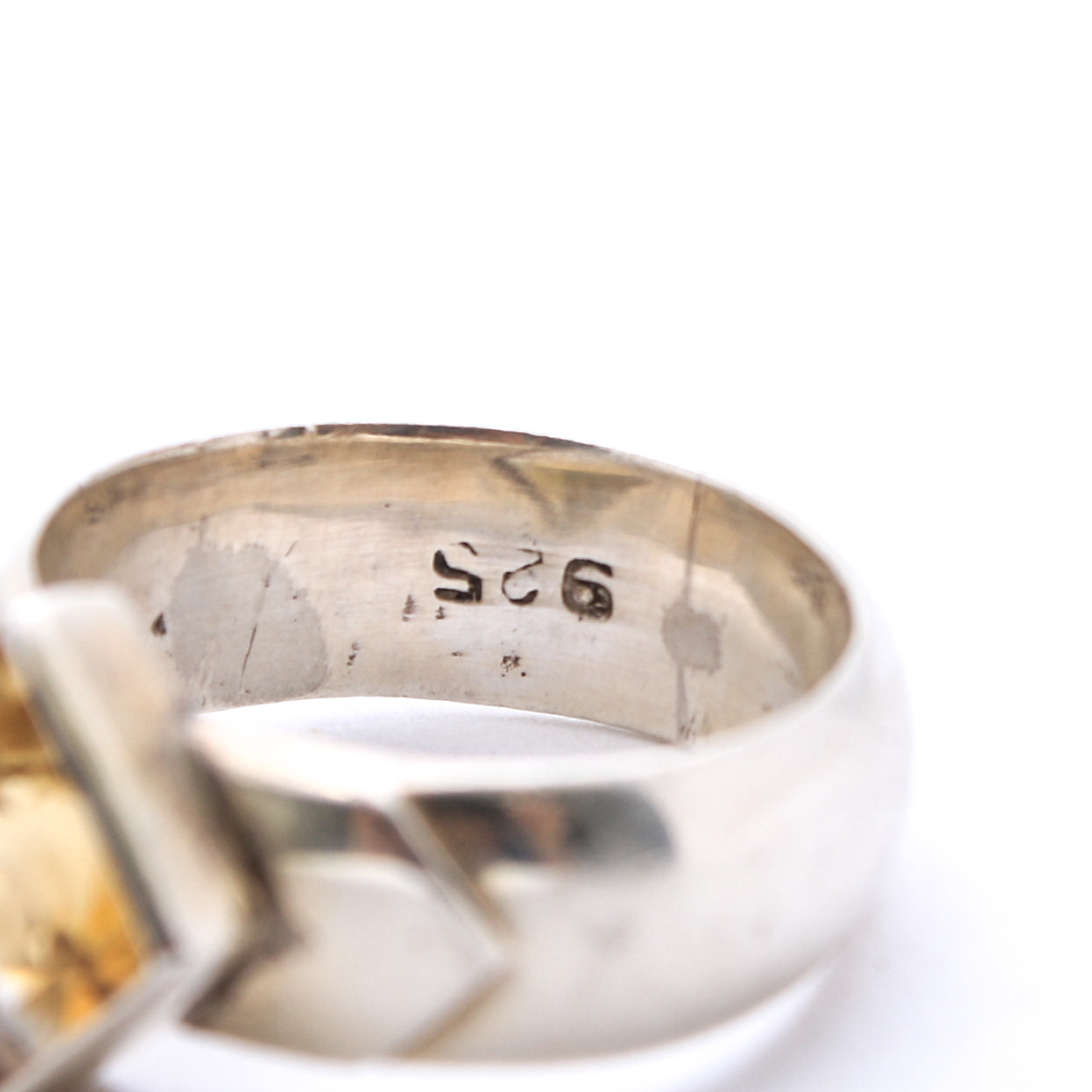 Sterling Silver and Citrine Ring