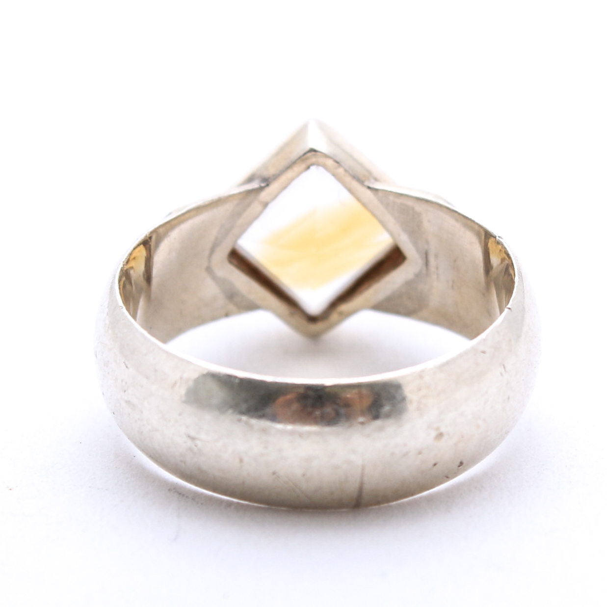 Sterling Silver and Citrine Ring
