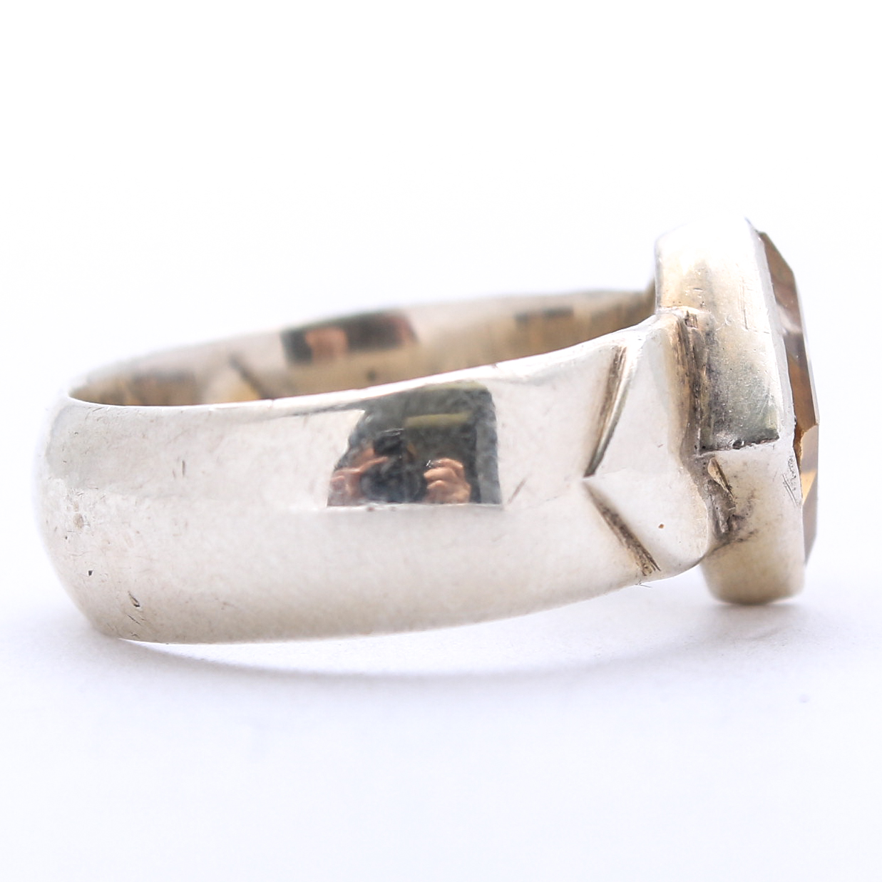 Sterling Silver and Citrine Ring