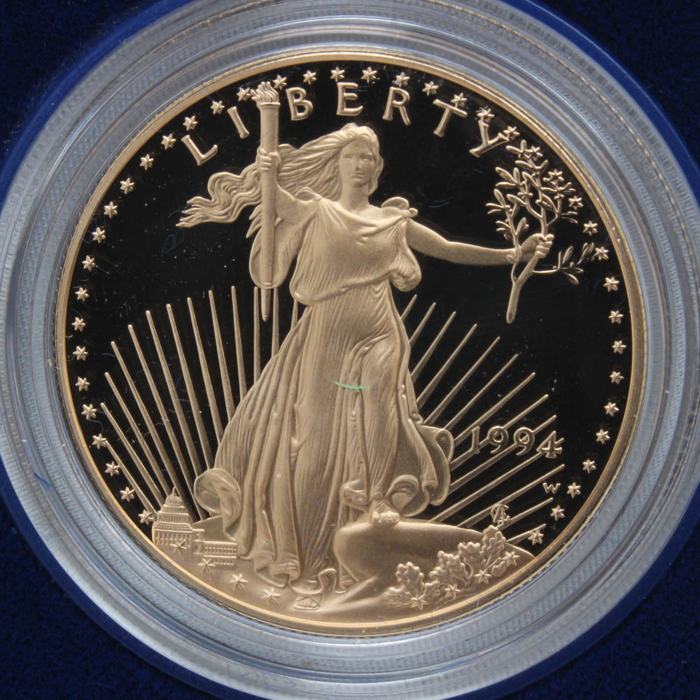 1994-W Proof $50 One-Ounce Gold American Eagle Gold Bullion Coin
