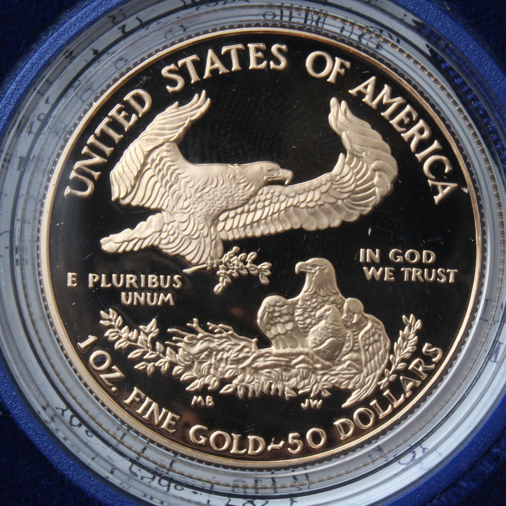 1994-W Proof $50 One-Ounce Gold American Eagle Gold Bullion Coin