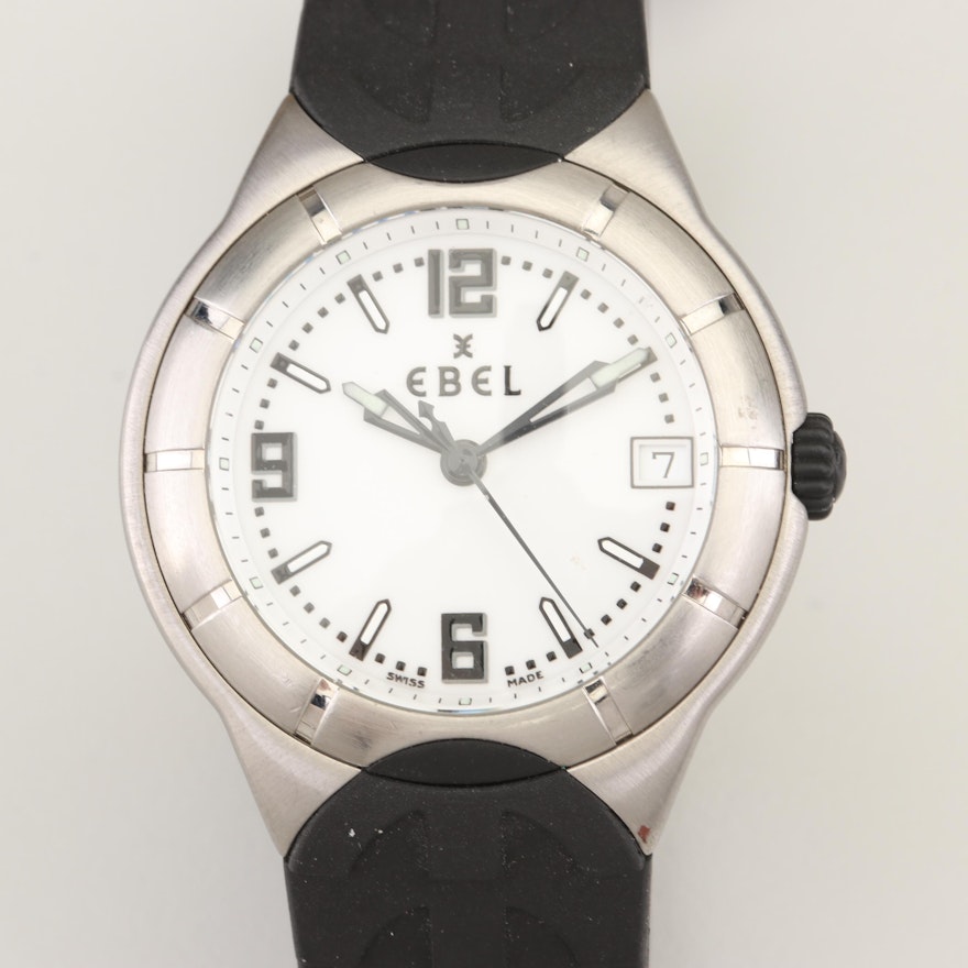 Ebel Type E Stainless Steel Wristwatch